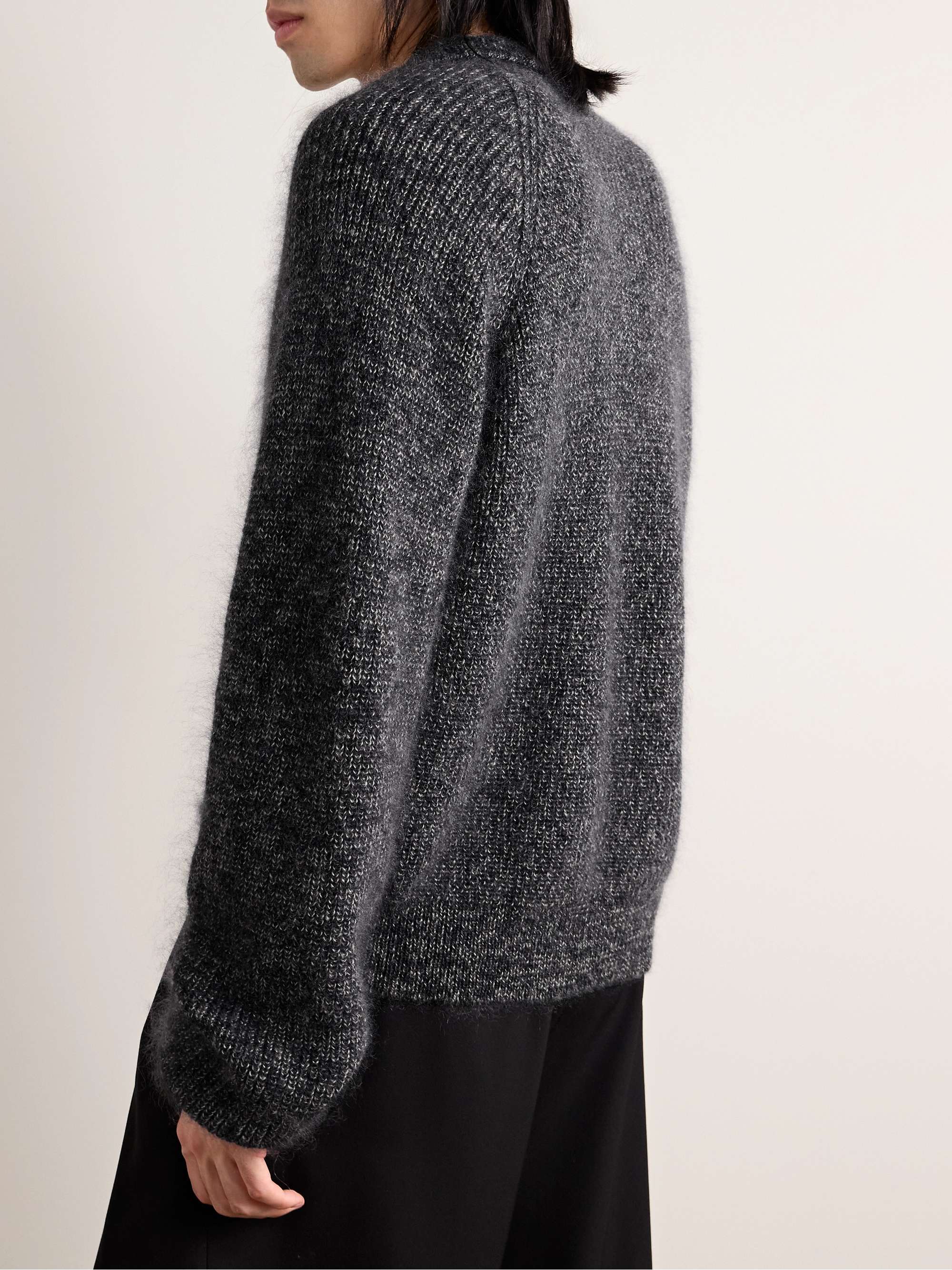 Jora Mohair and Silk-Blend Polo Shirt view