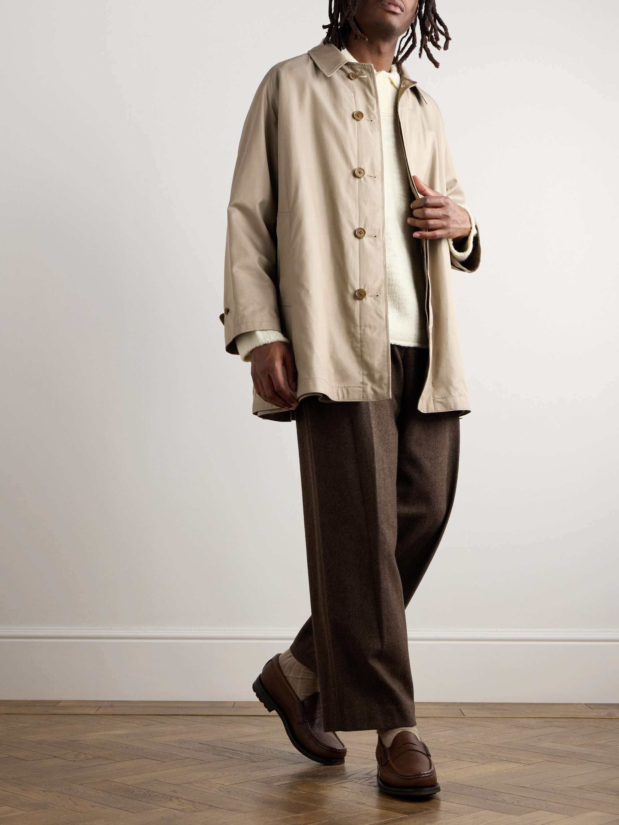 Reversible Cotton-Gabardine Coat view