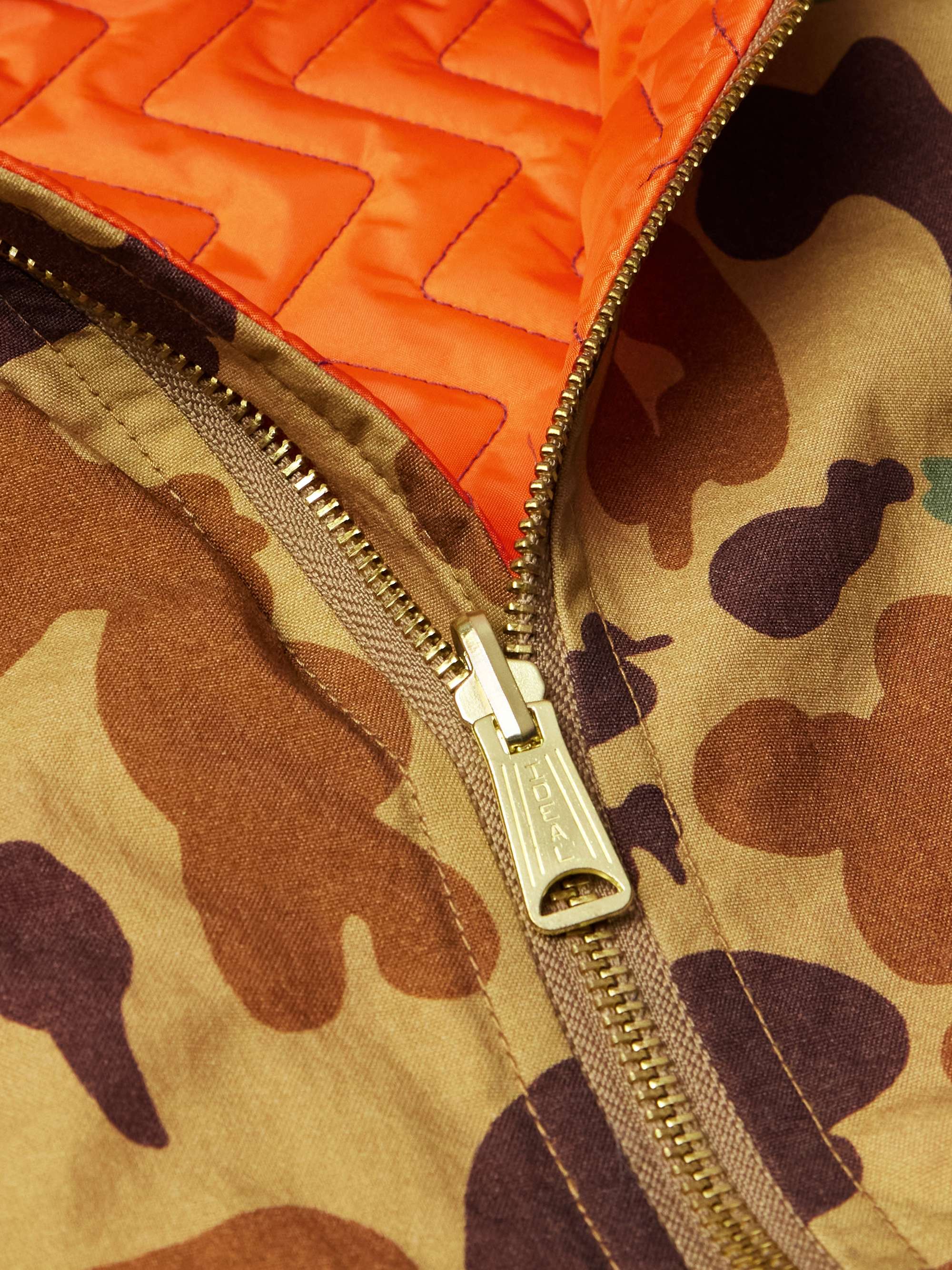 Reversible Camouflage-Print Padded Shell Gilet view