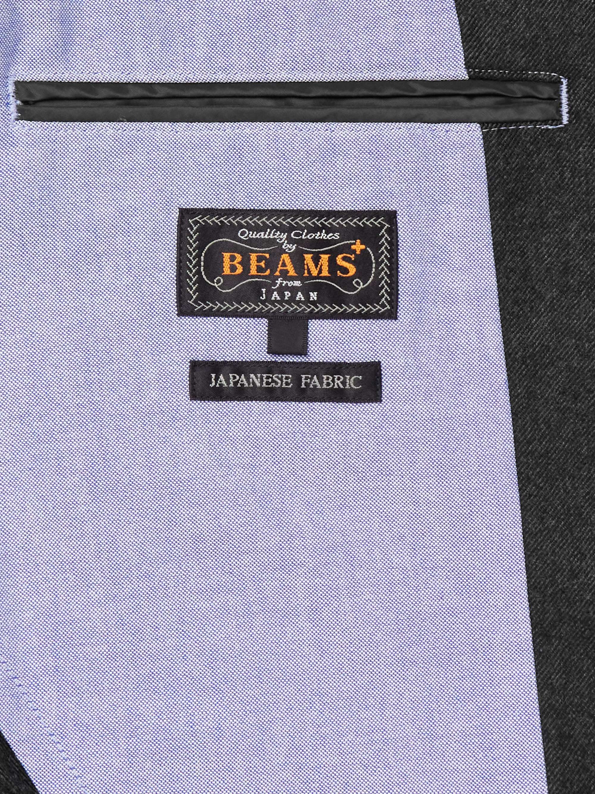 Wool-Blend Flannel Blazer view