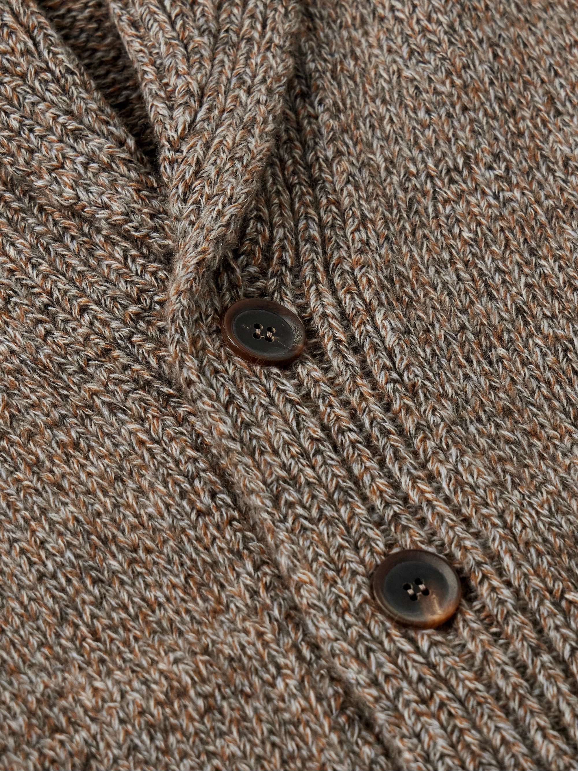 Shawl-Collar Oasi Cashmere Cardigan view