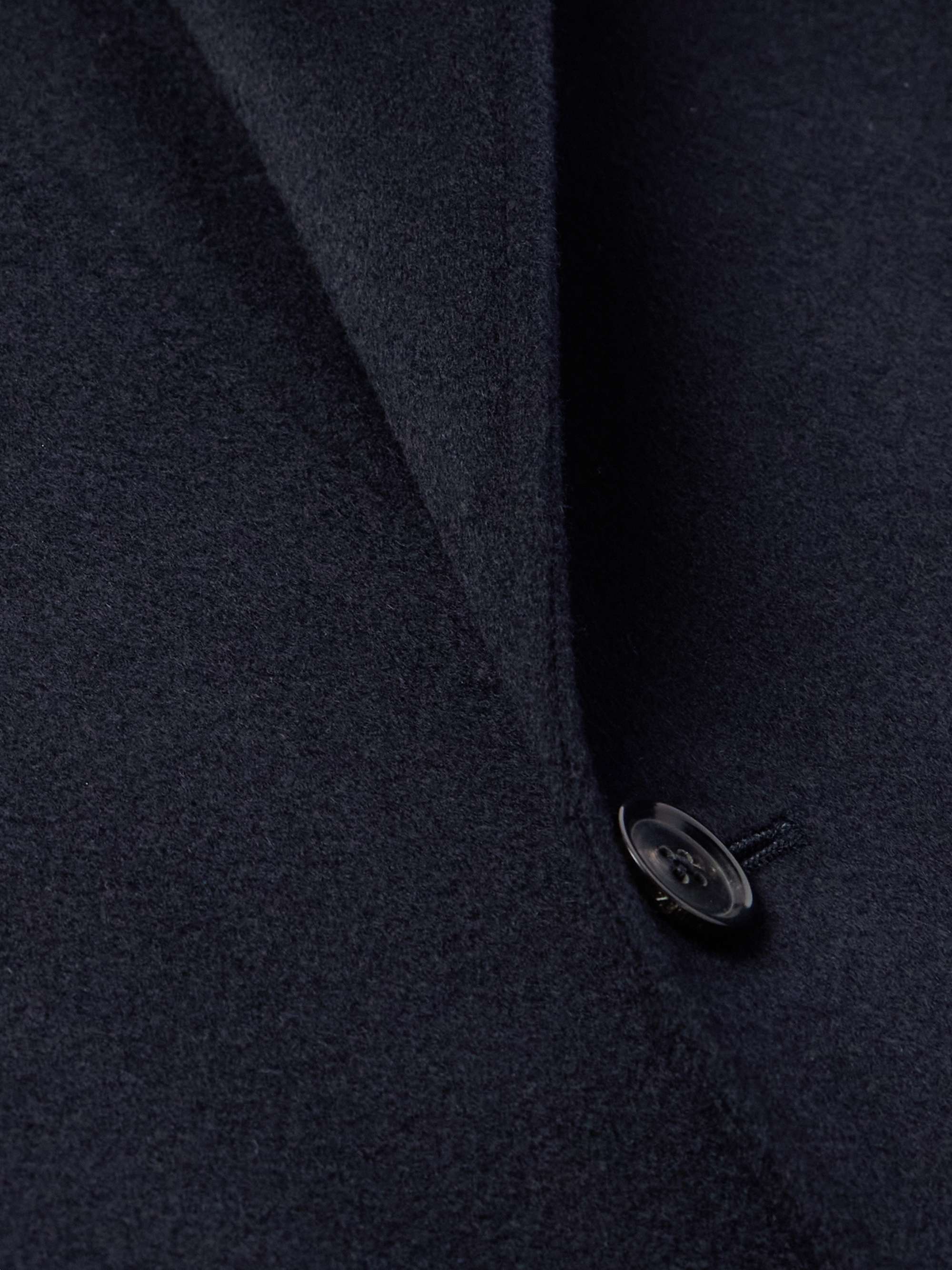 Logo-Appliquéd Brushed Oasi Cashmere Chore Jacket view