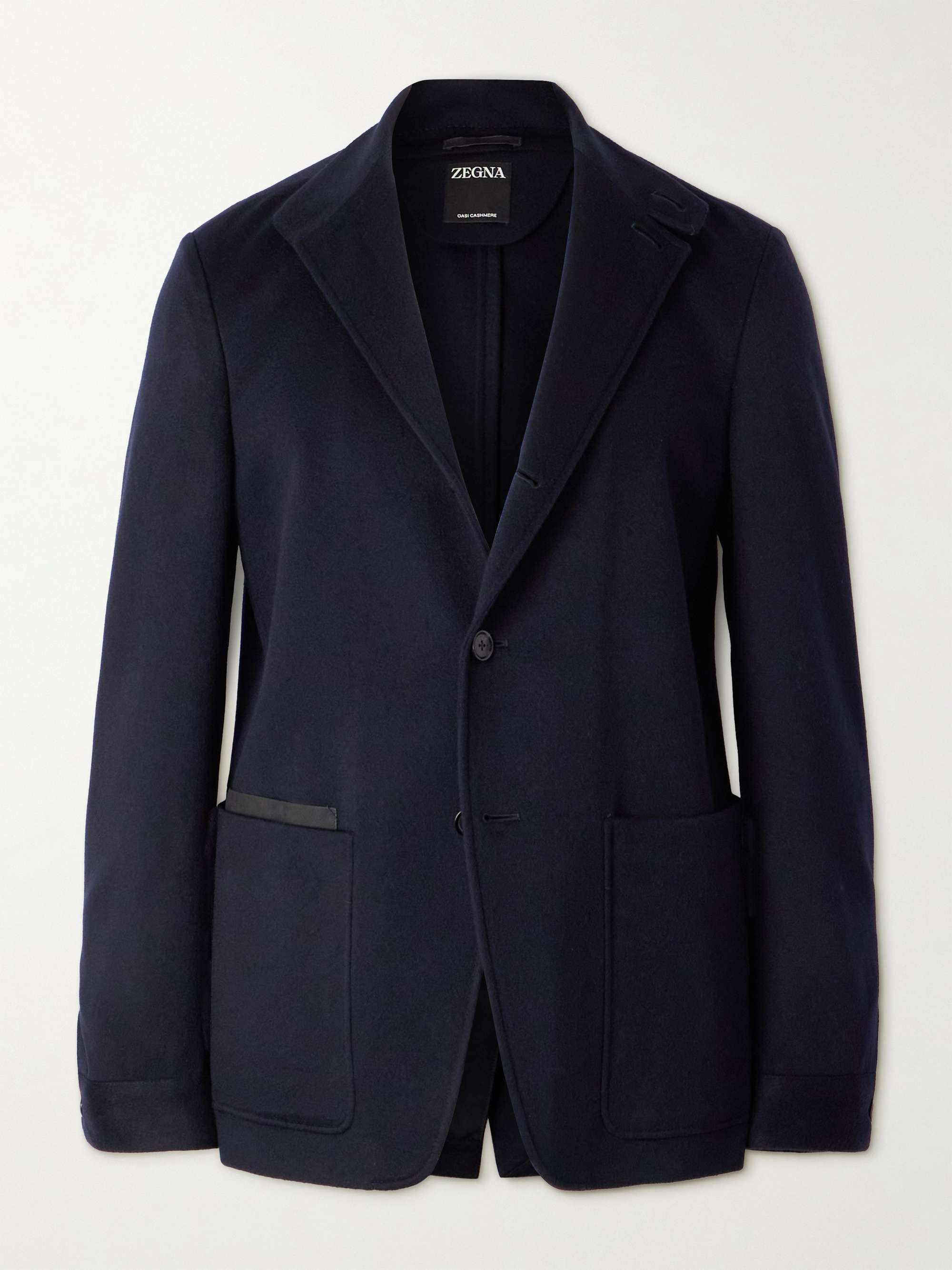 Logo-Appliquéd Brushed Oasi Cashmere Chore Jacket view