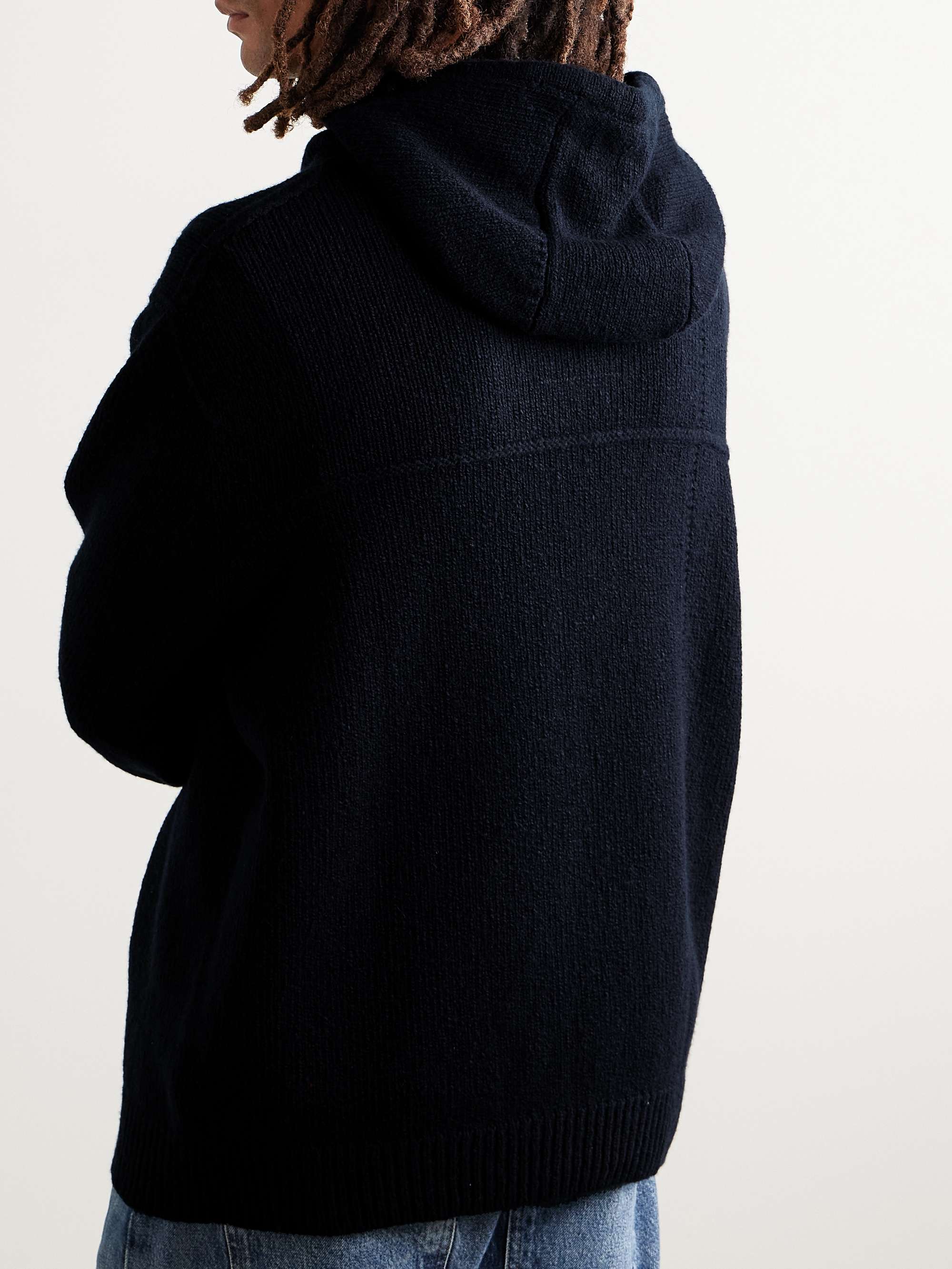 Merino Wool and Cashmere-Blend Hoodie view