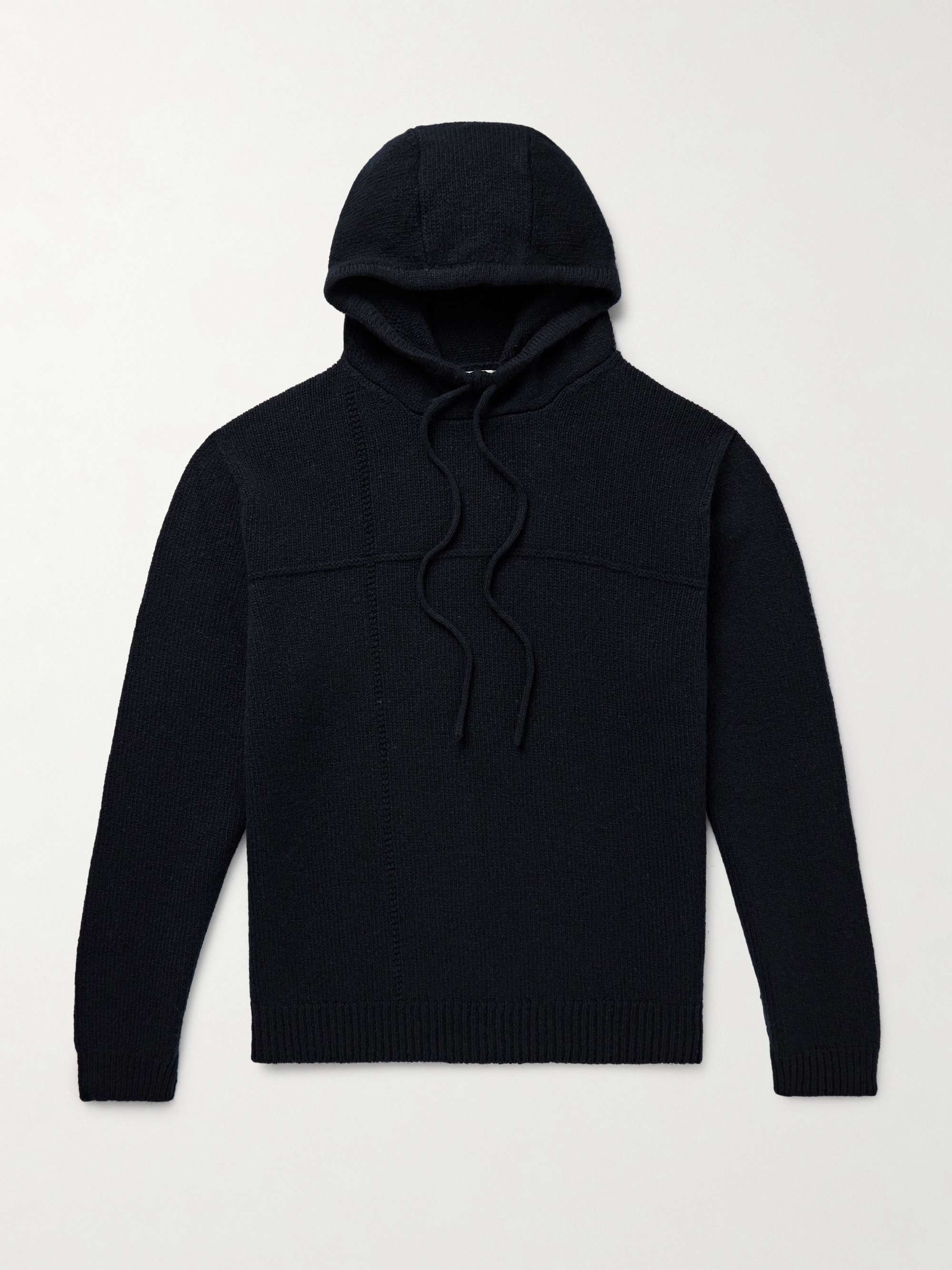 Merino Wool and Cashmere-Blend Hoodie view