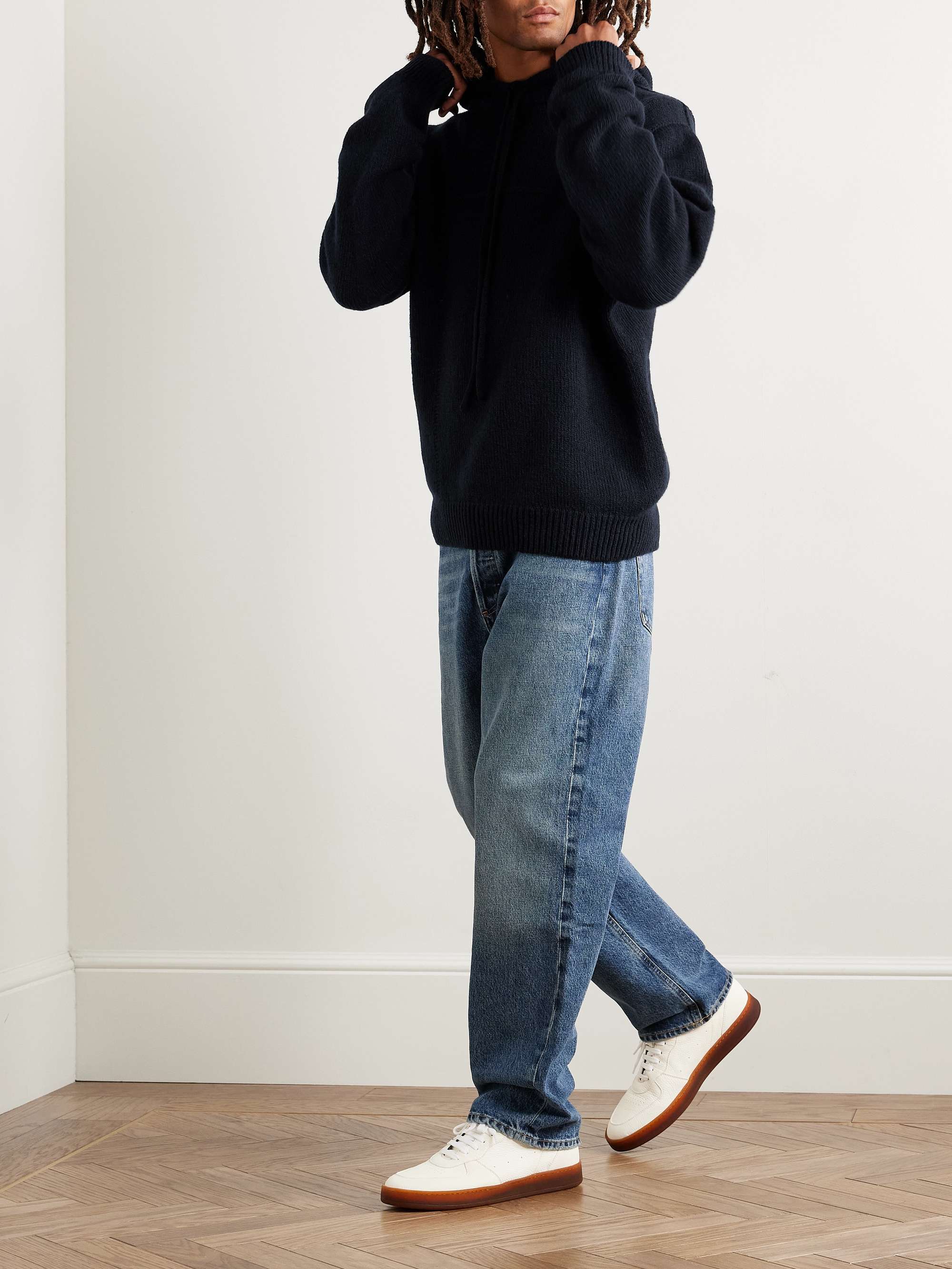 Merino Wool and Cashmere-Blend Hoodie view