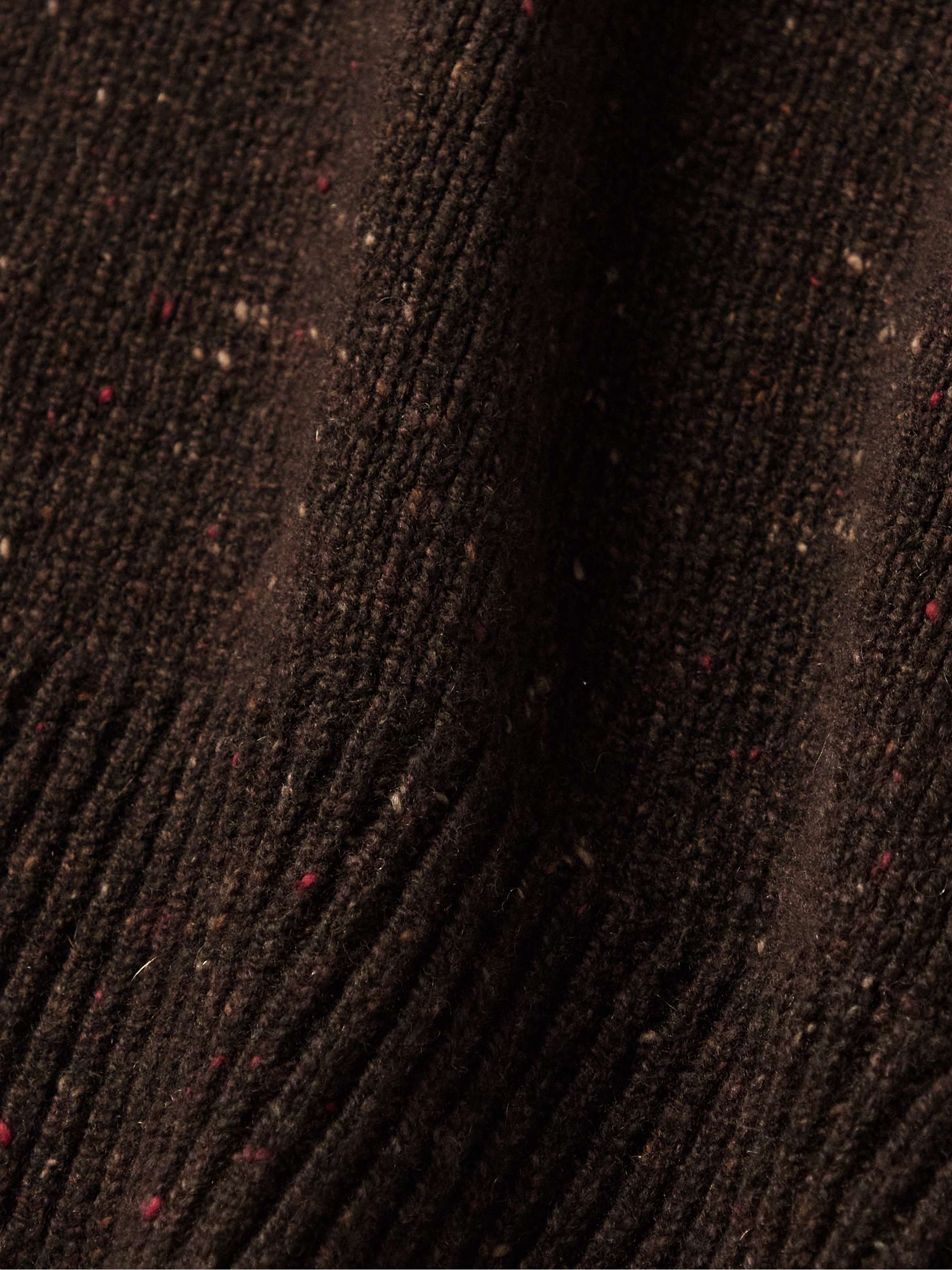 Donegal Merino Wool and Cashmere-Blend Sweater view