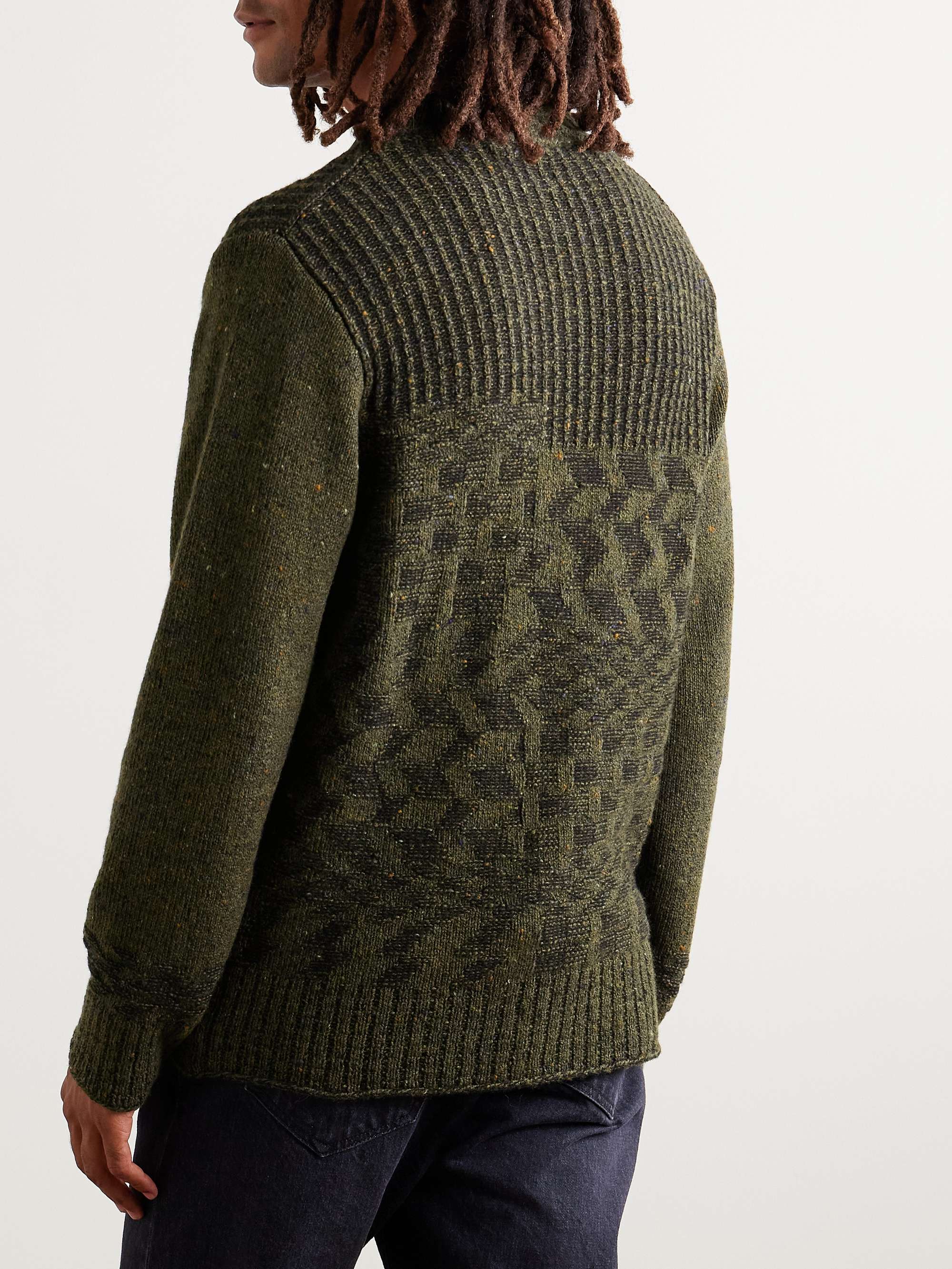 Claiochai Merino Wool and Cashmere-Blend Jacquard Sweater view