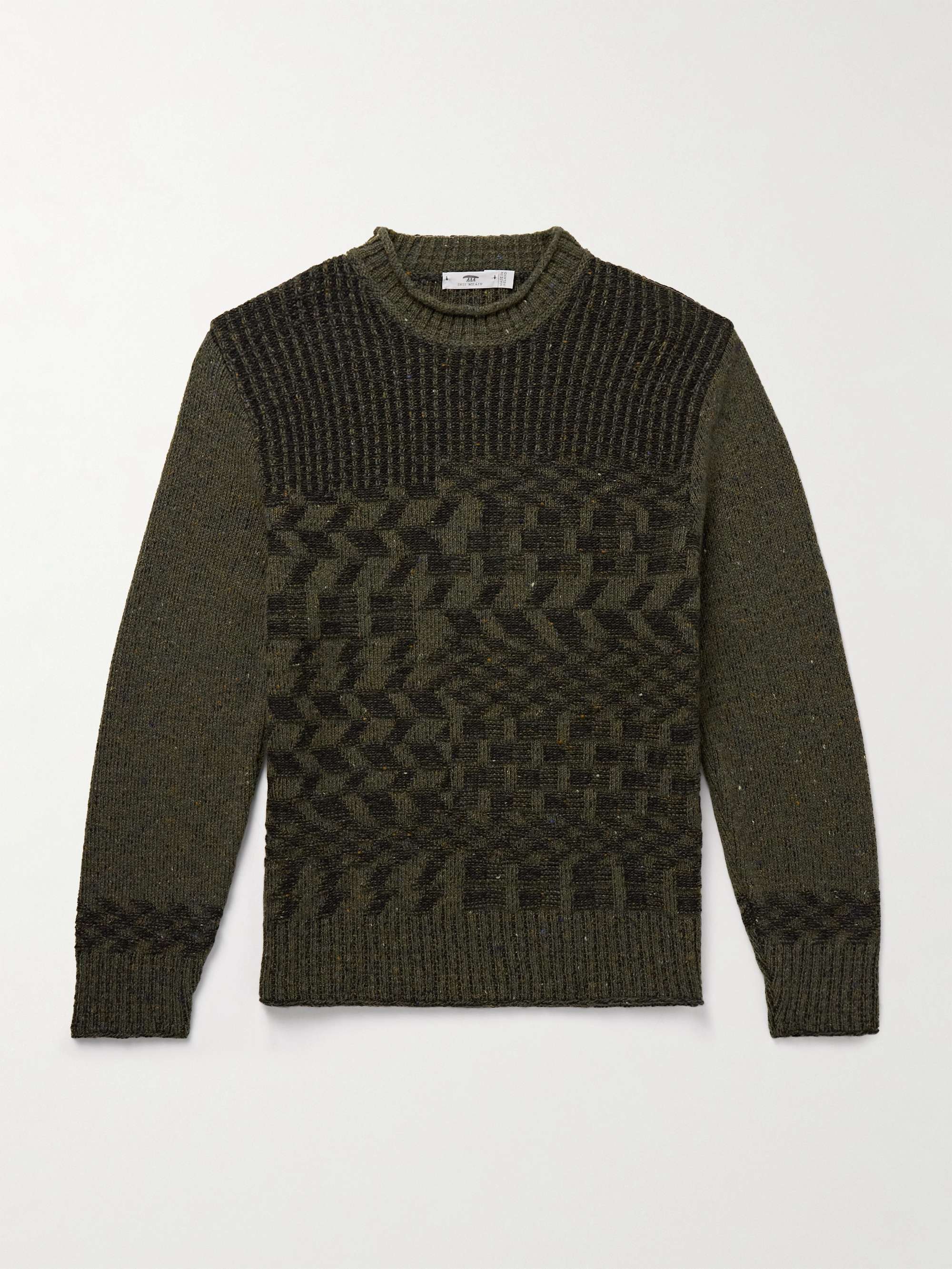 Claiochai Merino Wool and Cashmere-Blend Jacquard Sweater view