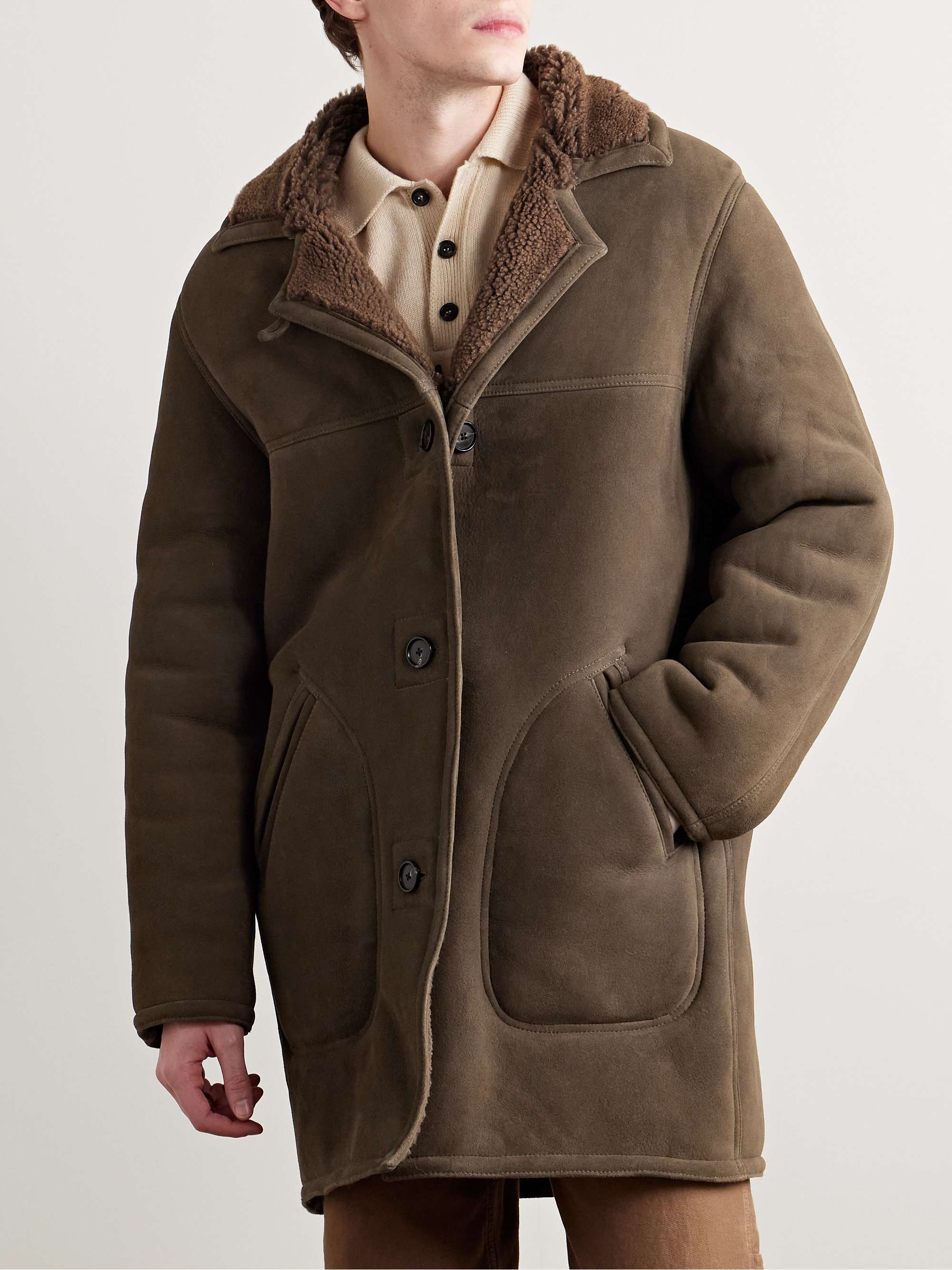 Ranch Reversible Shearling Coat view