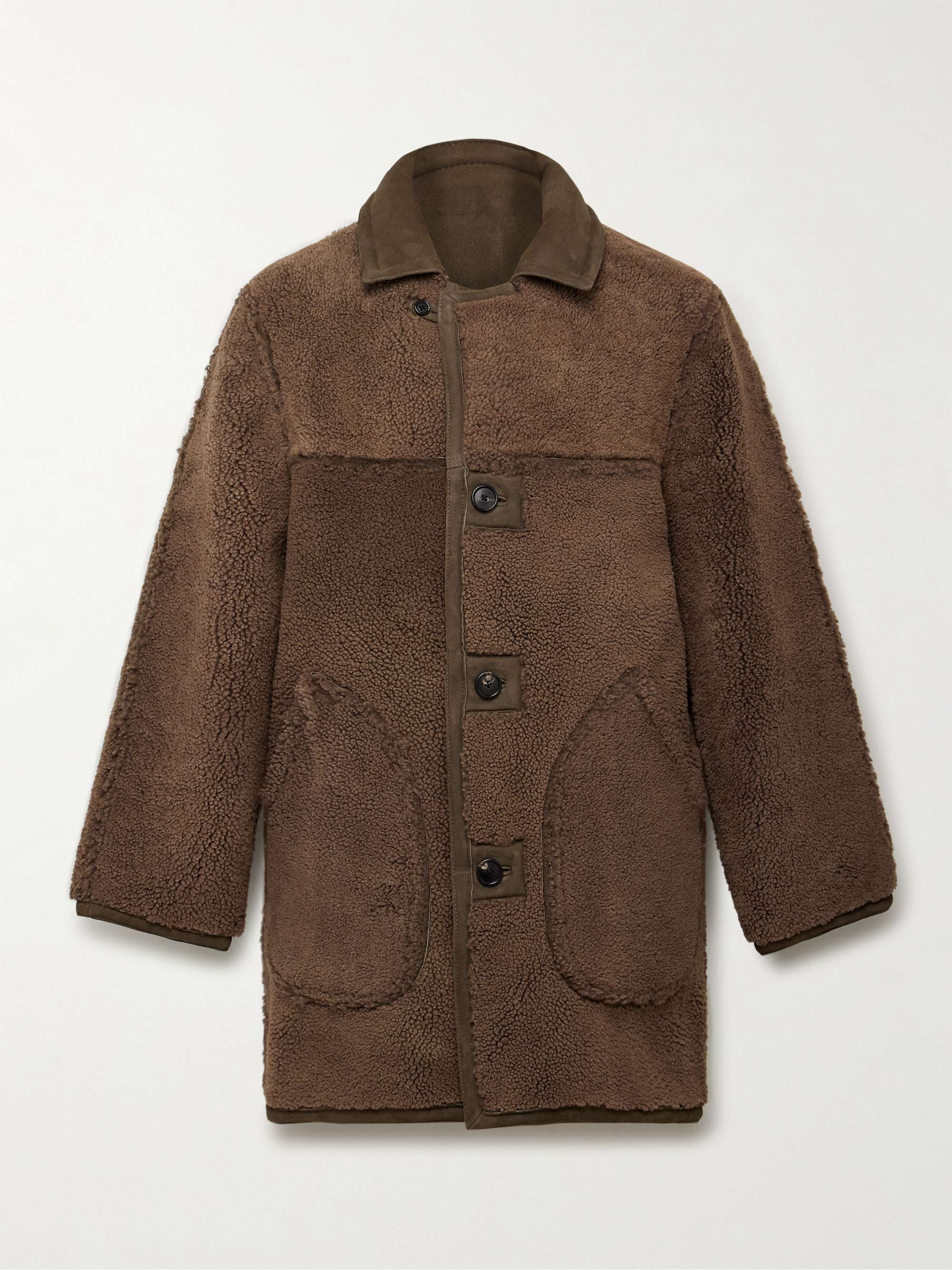 Ranch Reversible Shearling Coat view