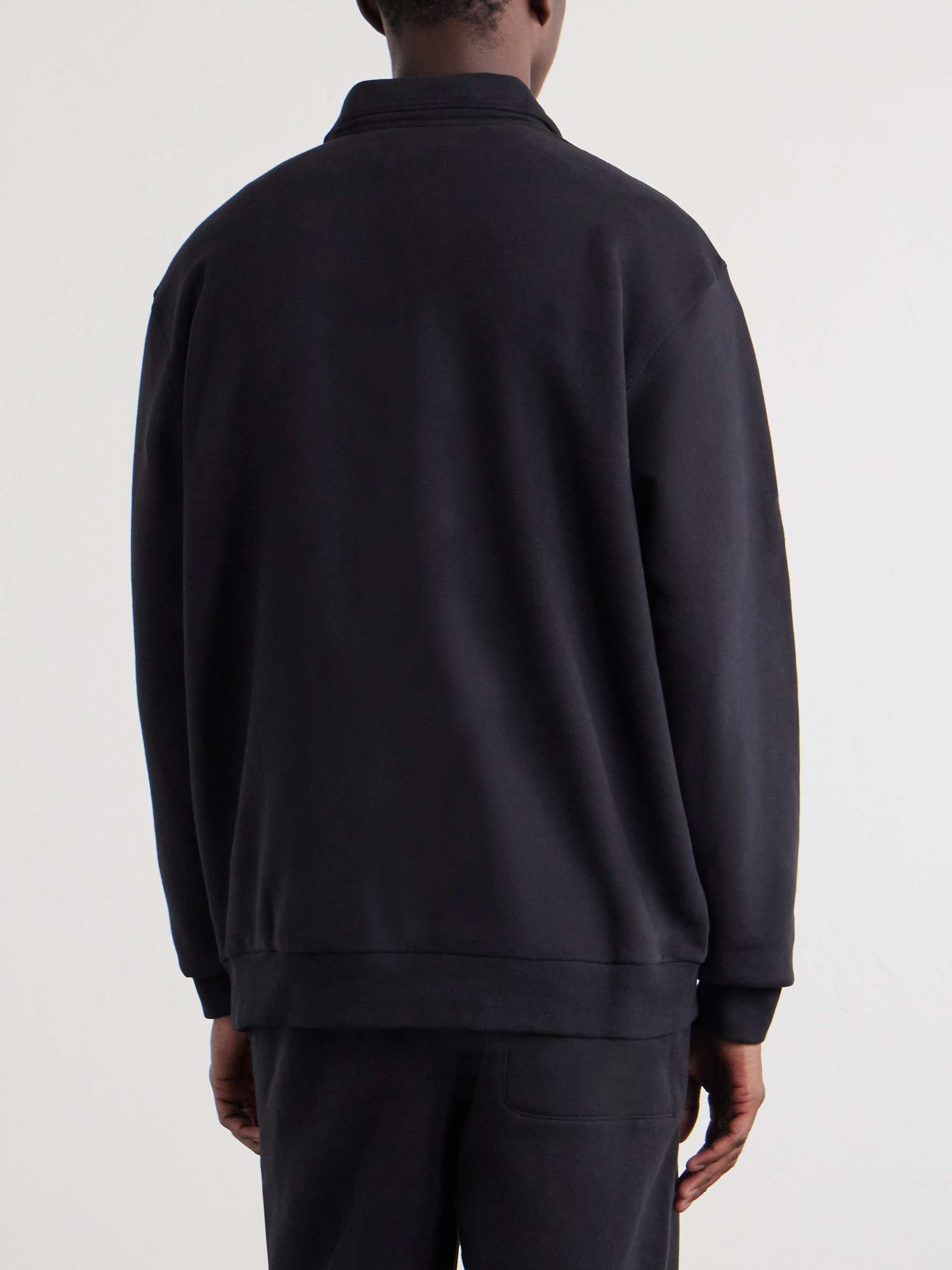 Steady State Cotton-Blend Jersey Half-Zip Sweatshirt view