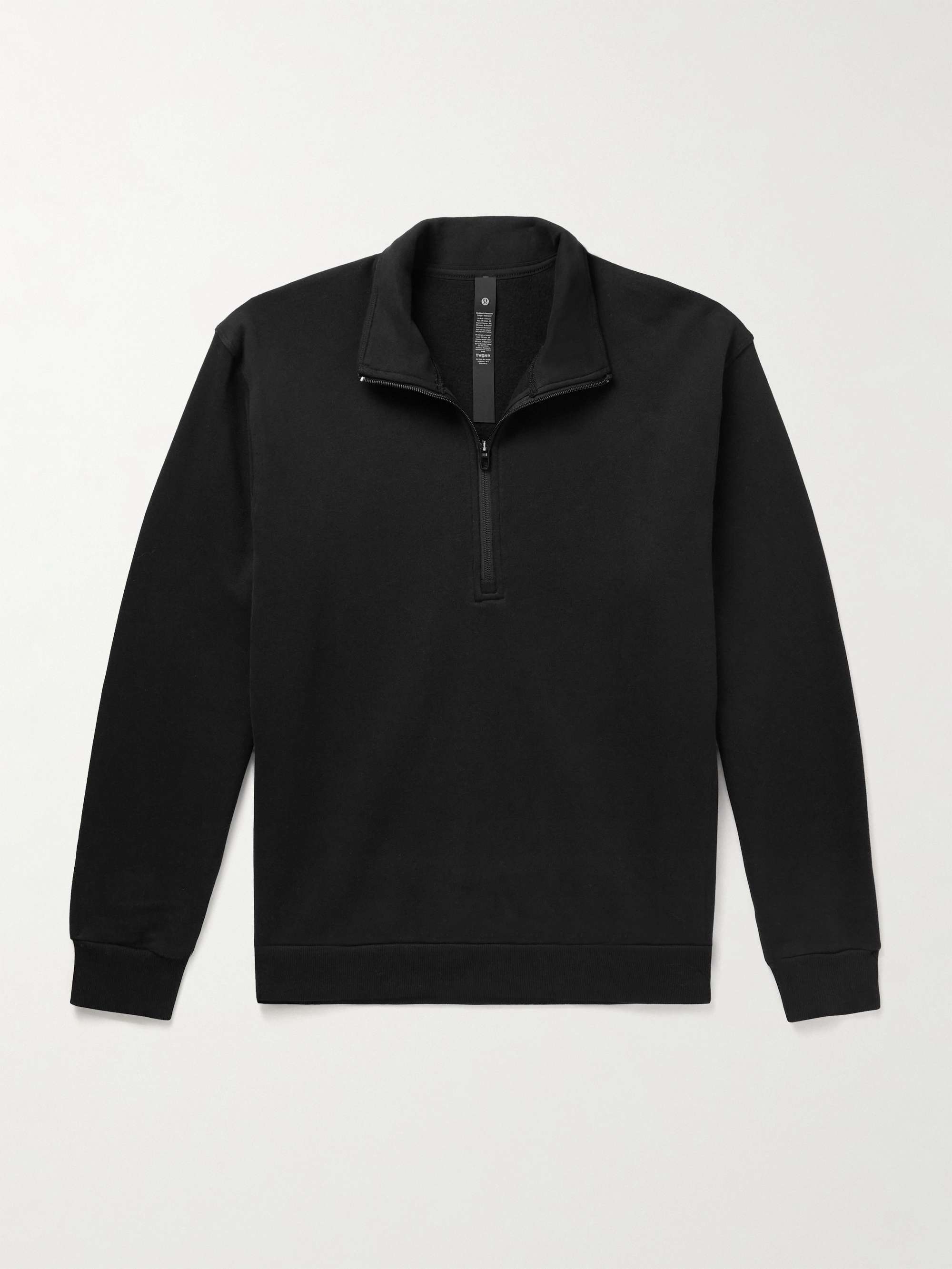 Steady State Cotton-Blend Jersey Half-Zip Sweatshirt view