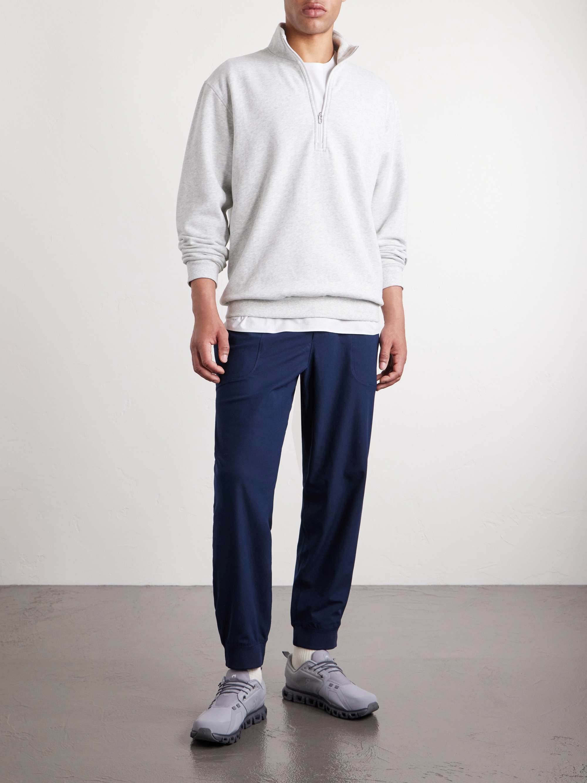 ABC Tapered Recycled-Warpstreme™ Drawstring Trousers view