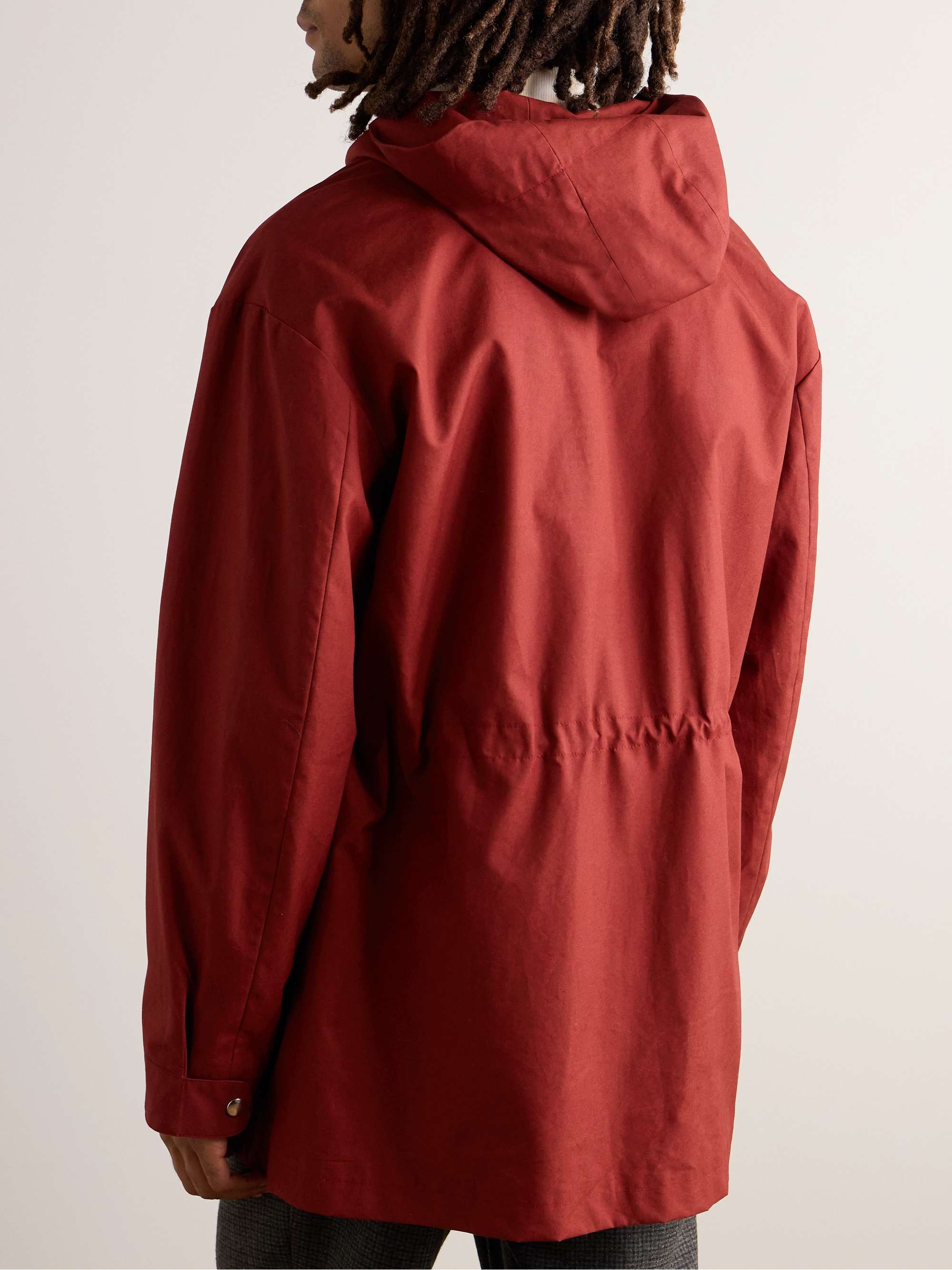 Cotton-Canvas Hooded Parka view