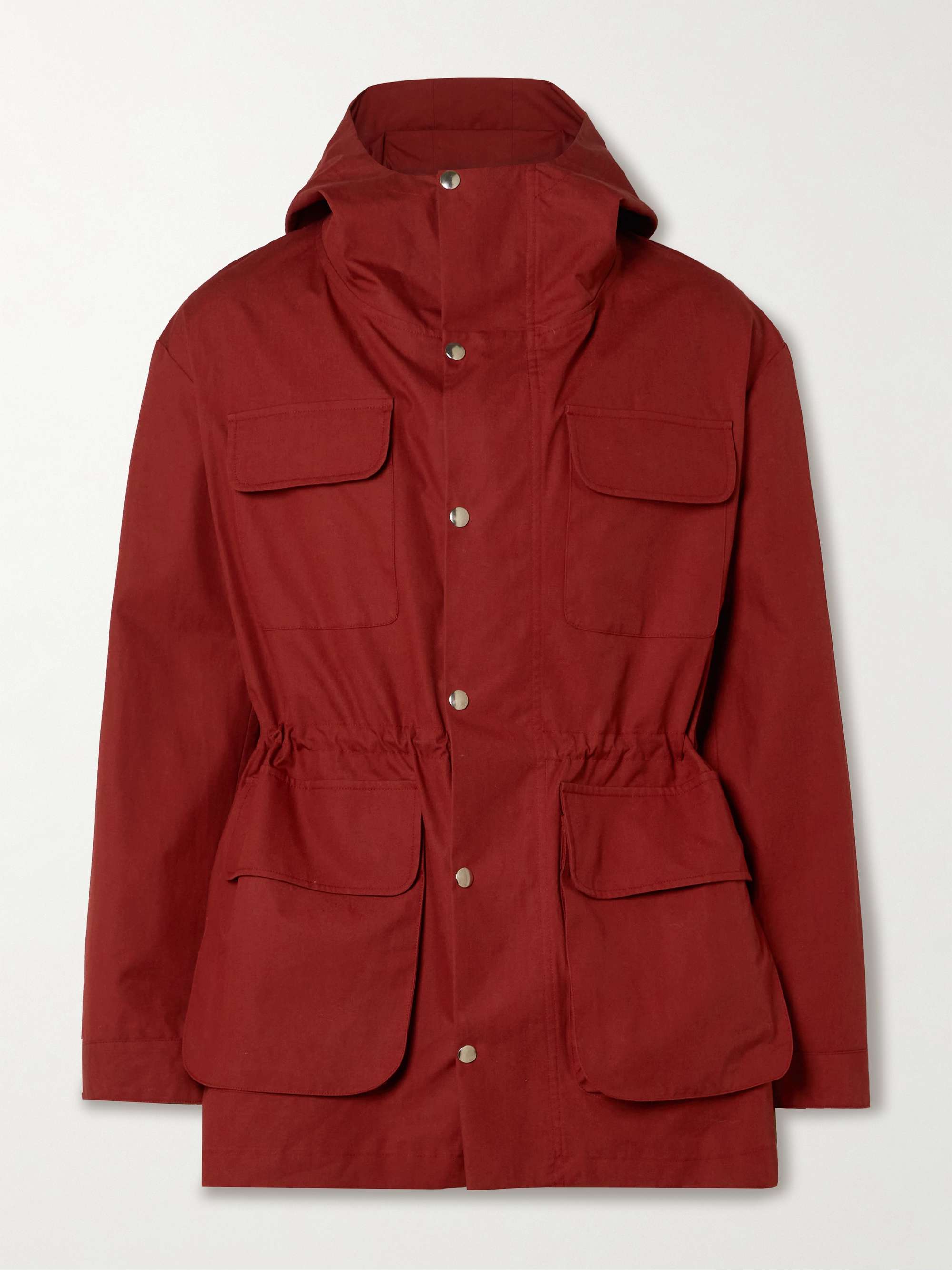 Cotton-Canvas Hooded Parka view