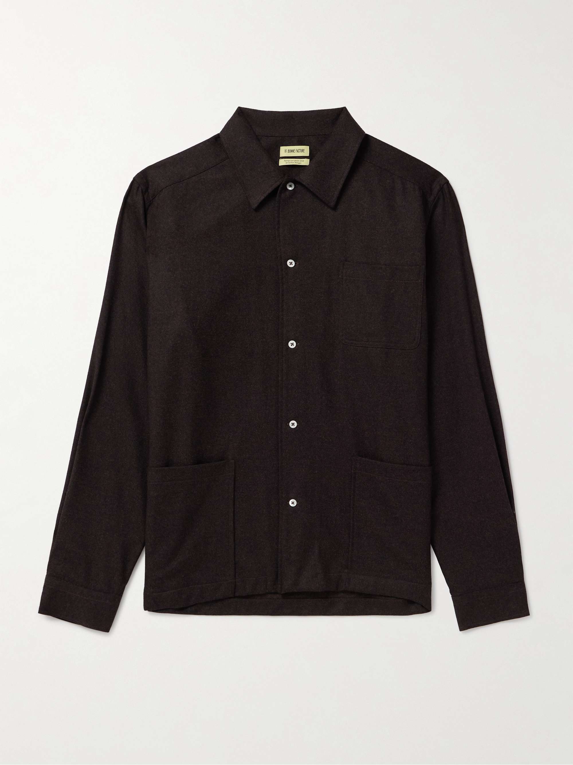 Wool-Flannel Overshirt view