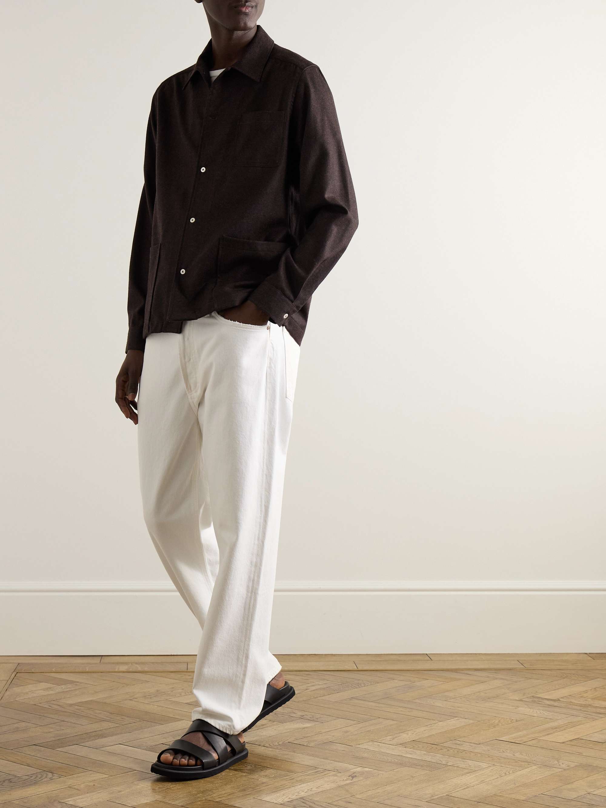 Wool-Flannel Overshirt view