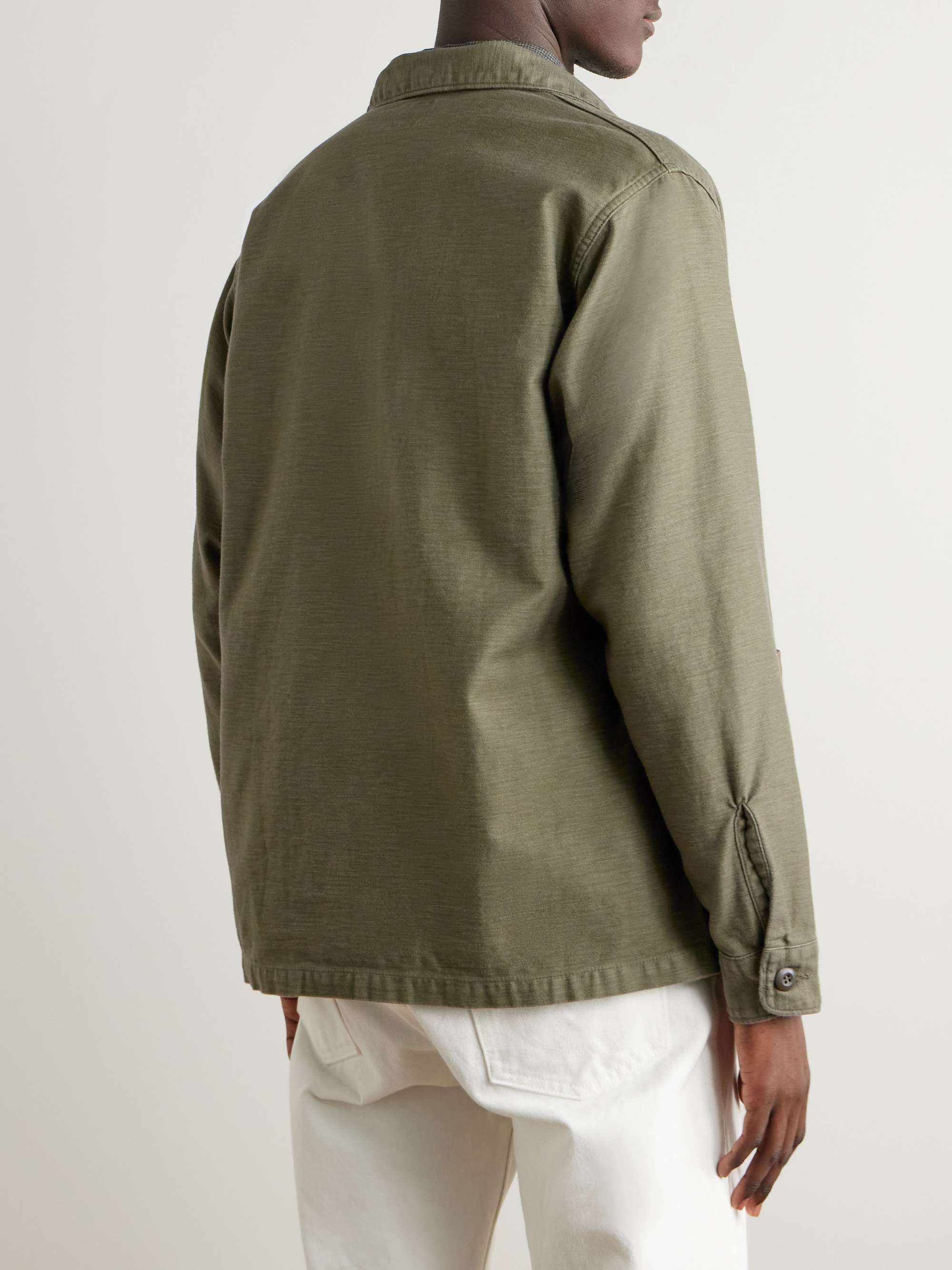 Fatigue Cotton-Sateen Overshirt view
