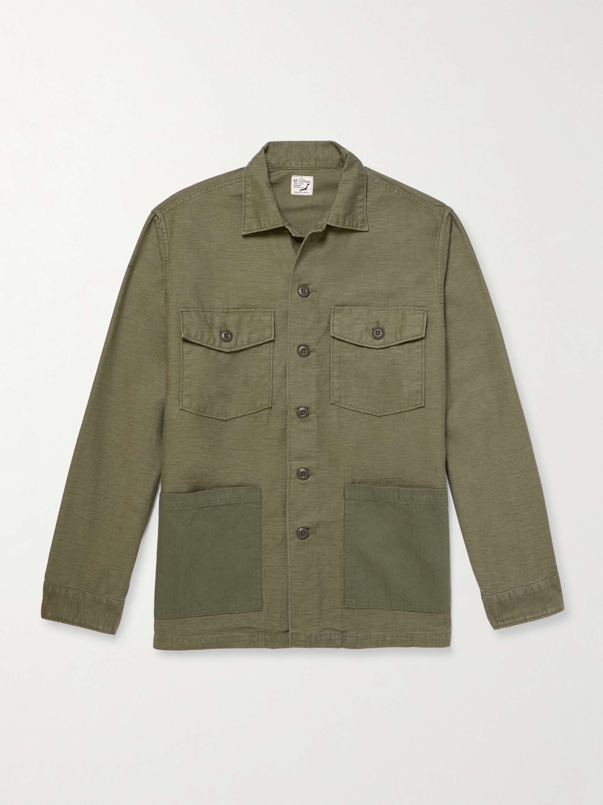 Fatigue Cotton-Sateen Overshirt view
