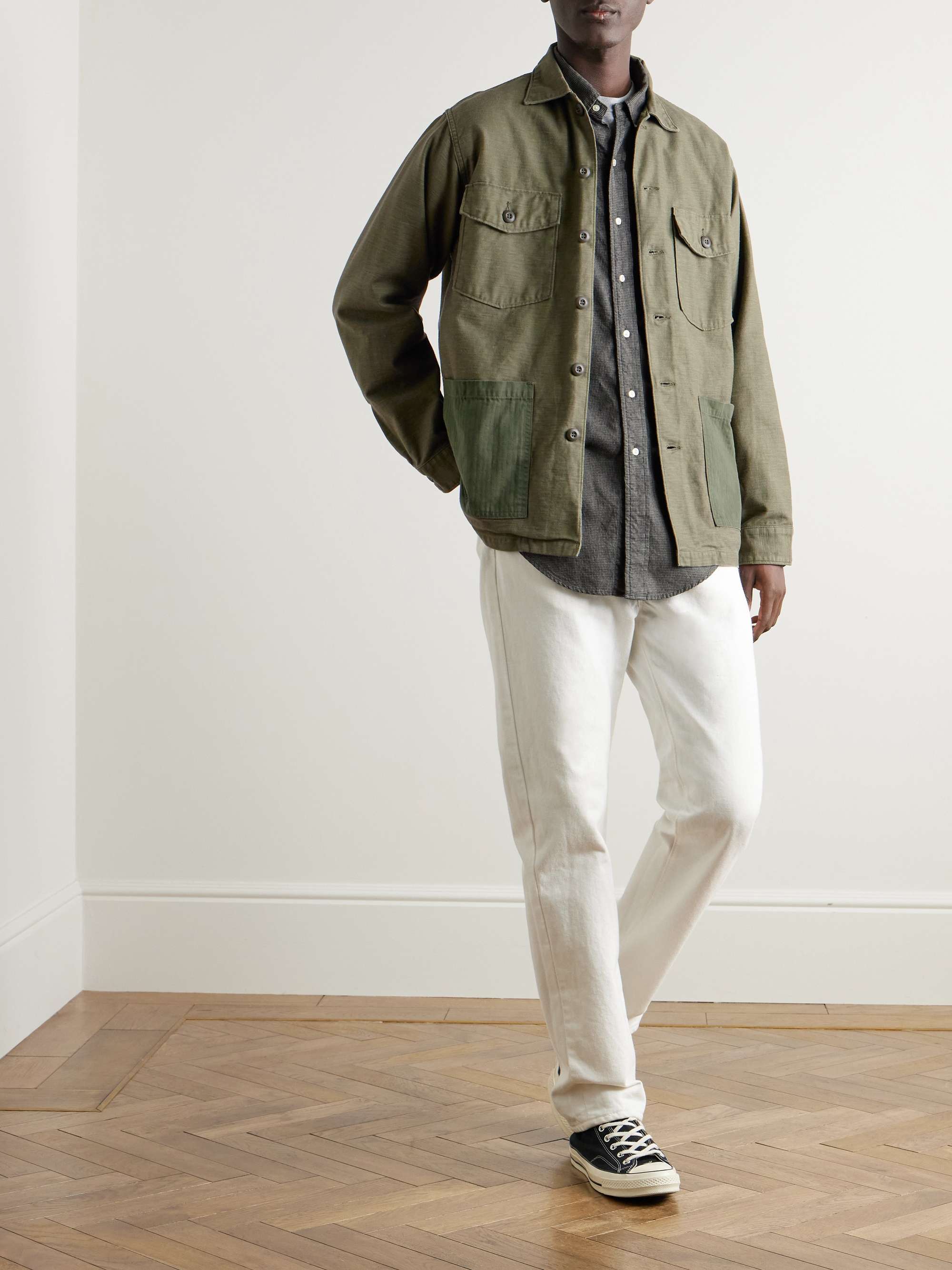 Fatigue Cotton-Sateen Overshirt view