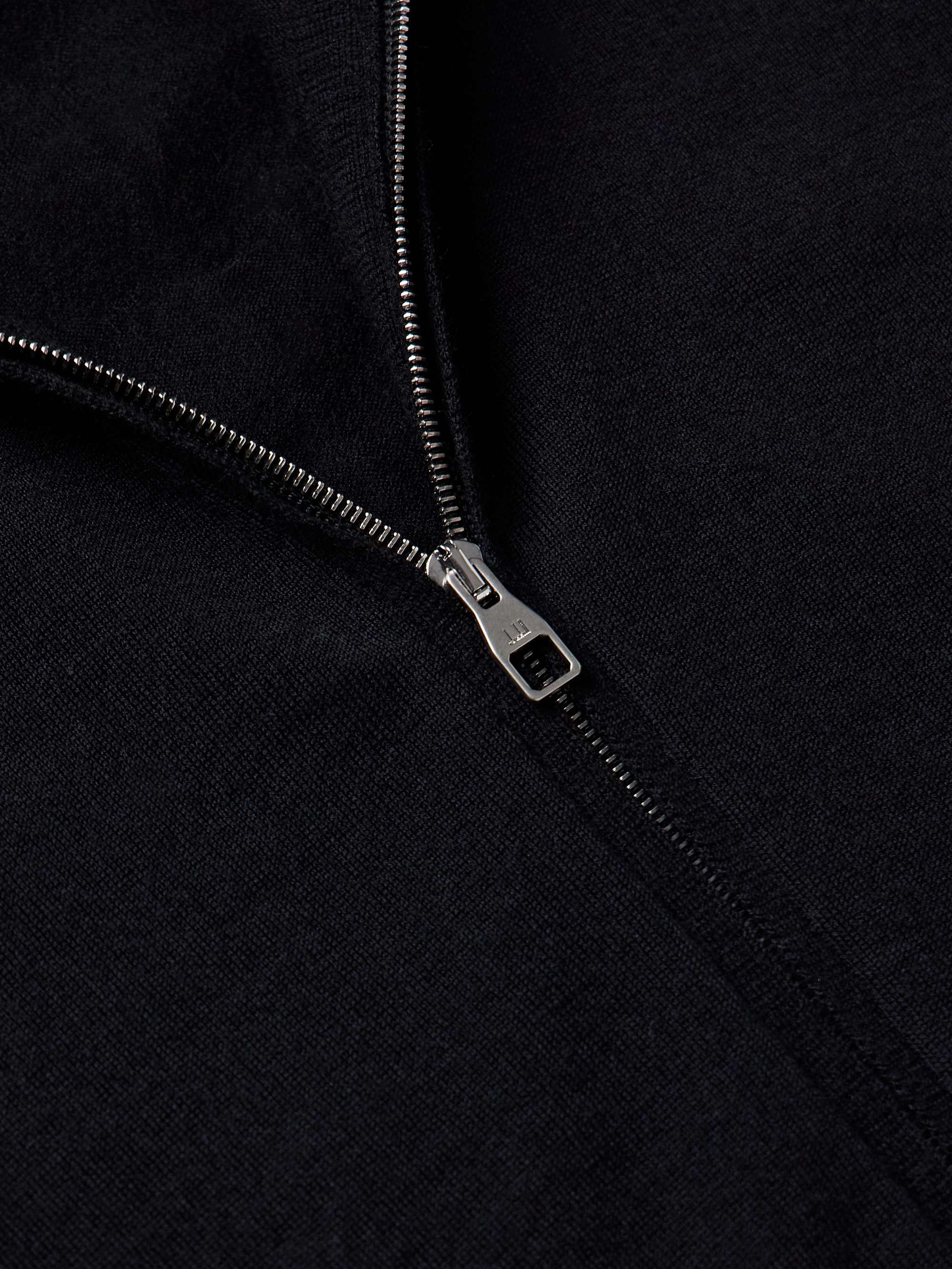 Slim-Fit Cashmere Zip-Up Cardigan view