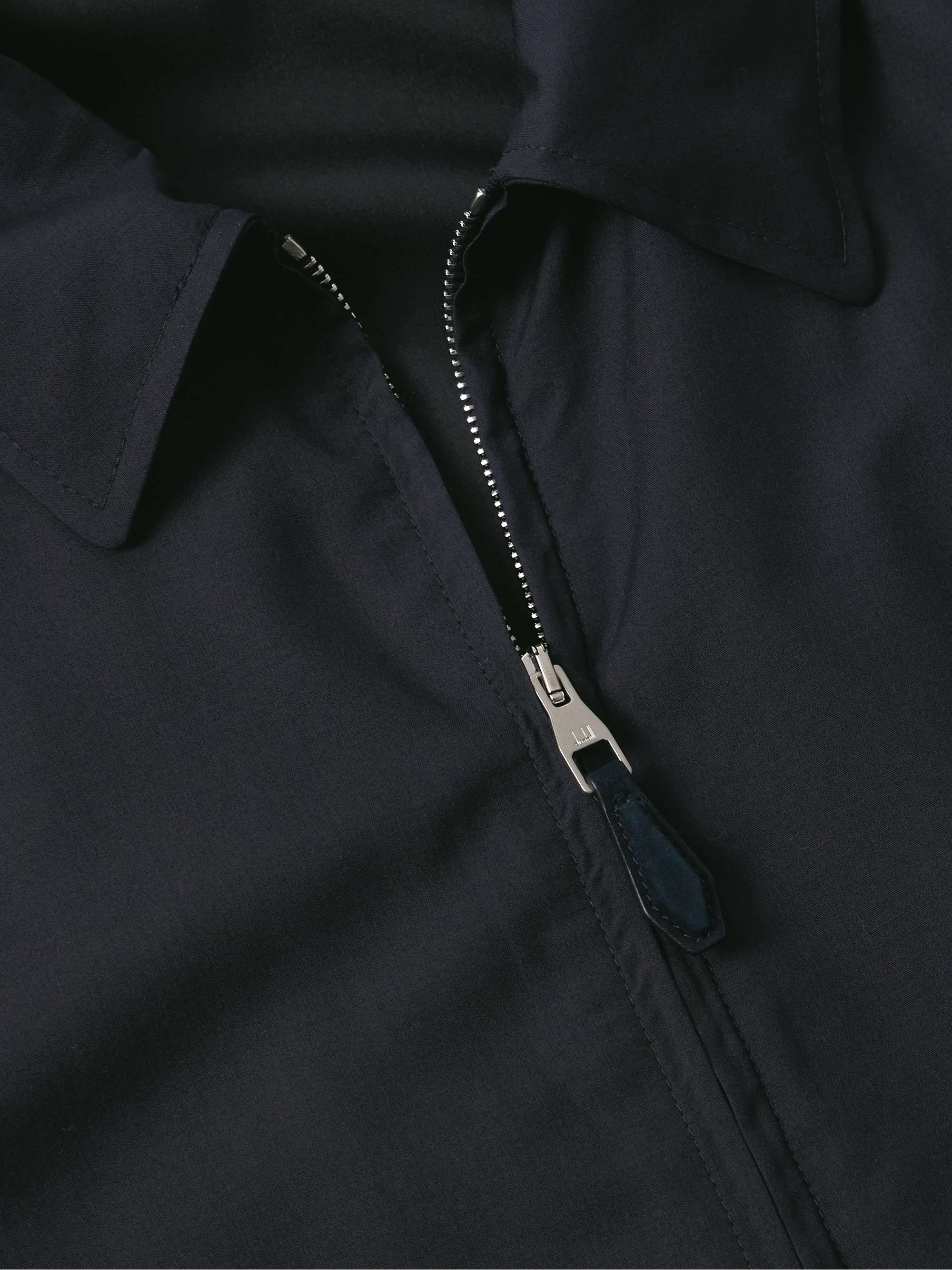 Wool and Mulberry Silk-Blend Blouson Jacket view