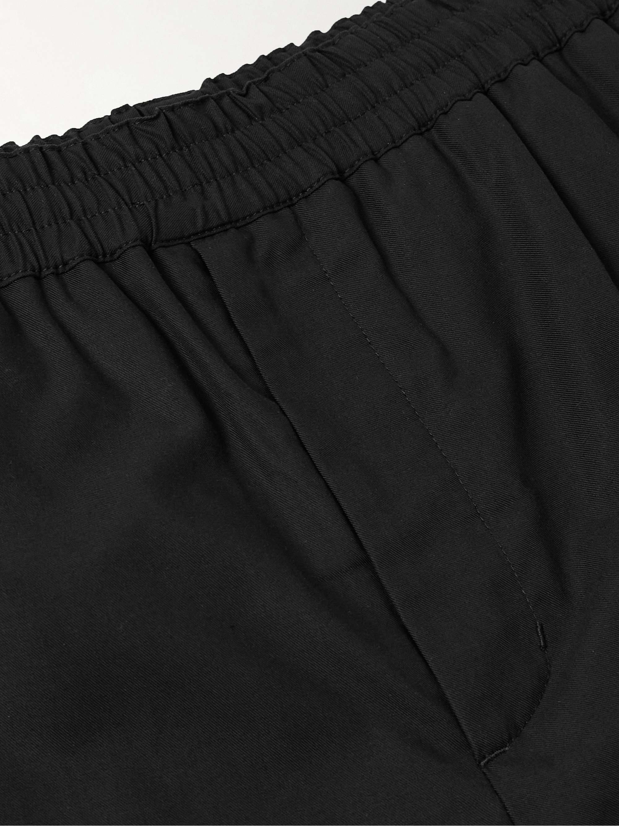 Lawrence Tapered Cotton-Blend Twill Trousers view