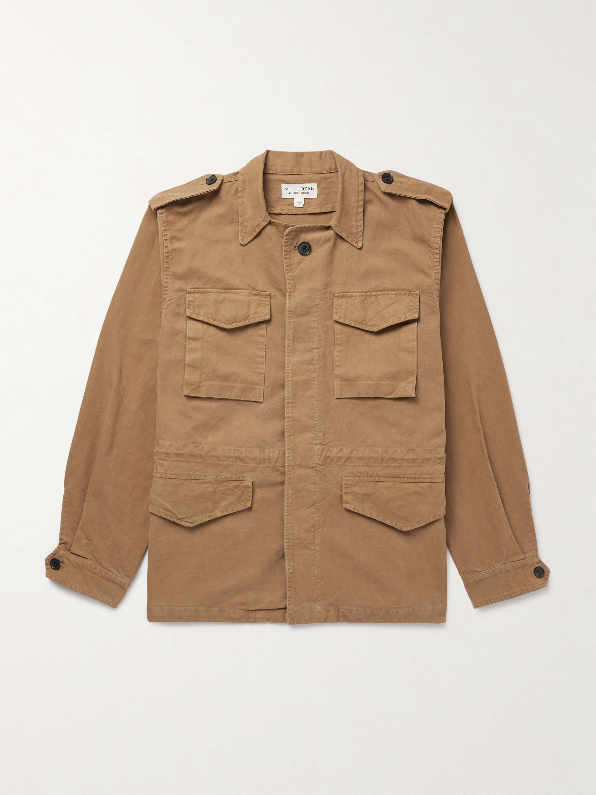 Charlie Cotton-Blend Canvas Jacket view