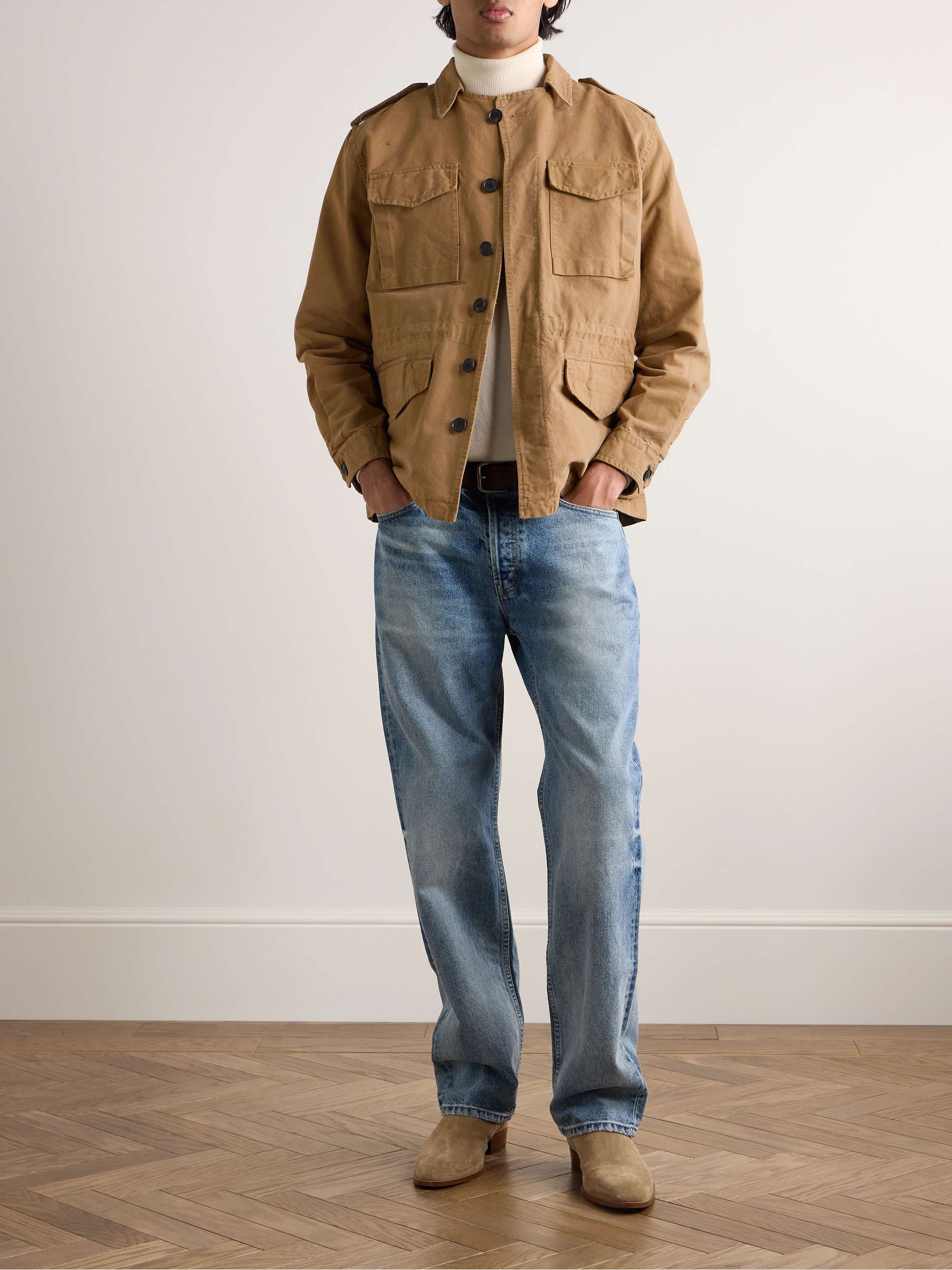 Charlie Cotton-Blend Canvas Jacket view