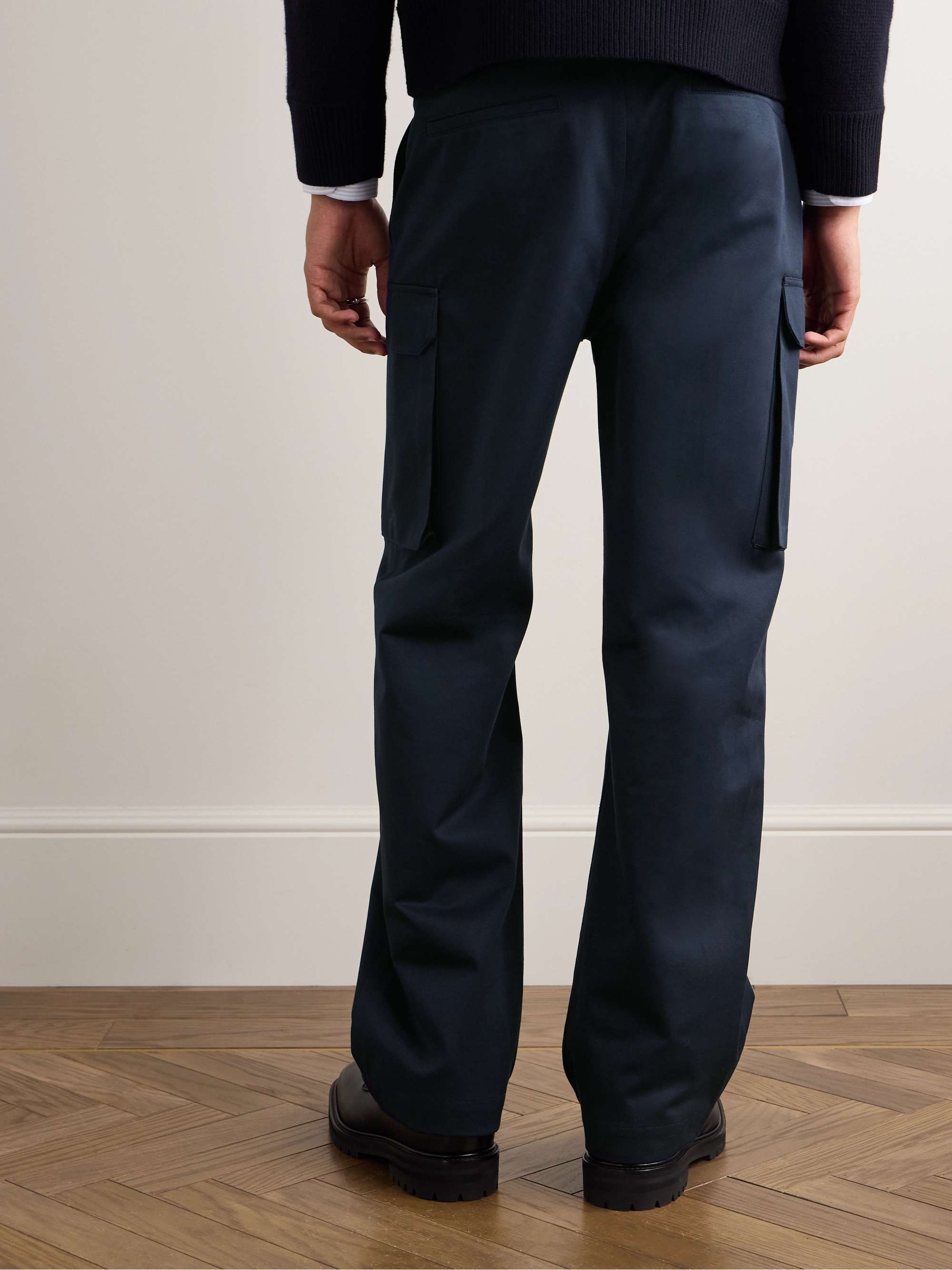 Friedman Straight-Leg Cotton-Twill Cargo Trousers view