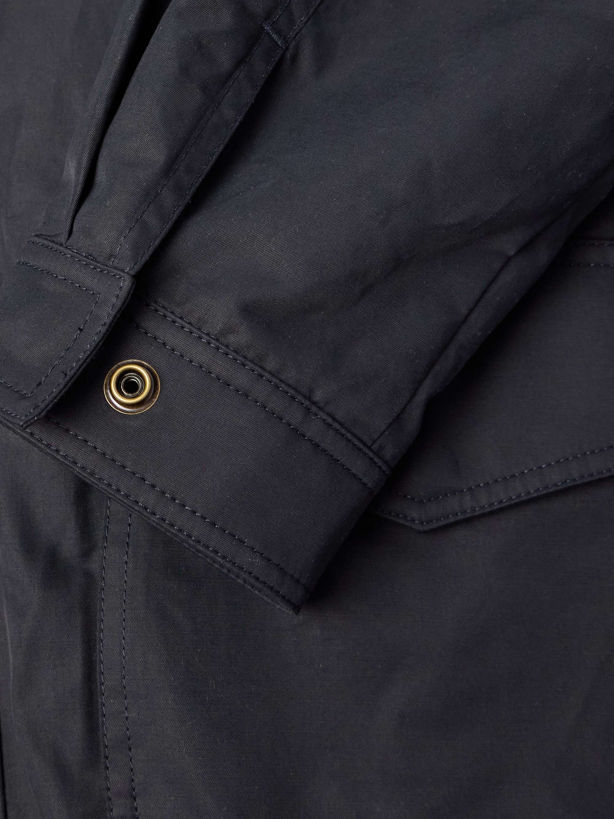 Rhett Cotton-Blend Shell Hooded Jacket view
