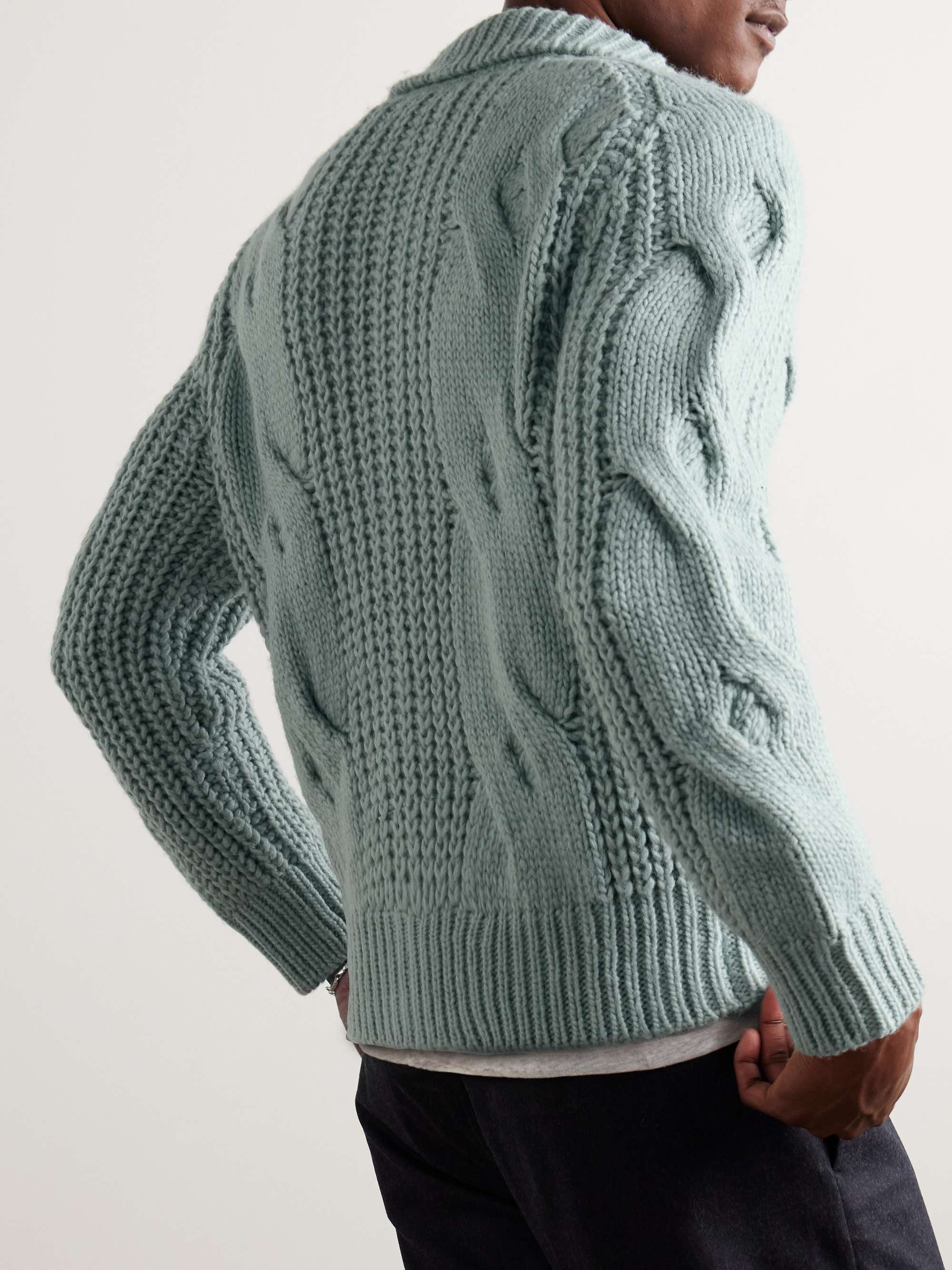Cable-Knit Cardigan view