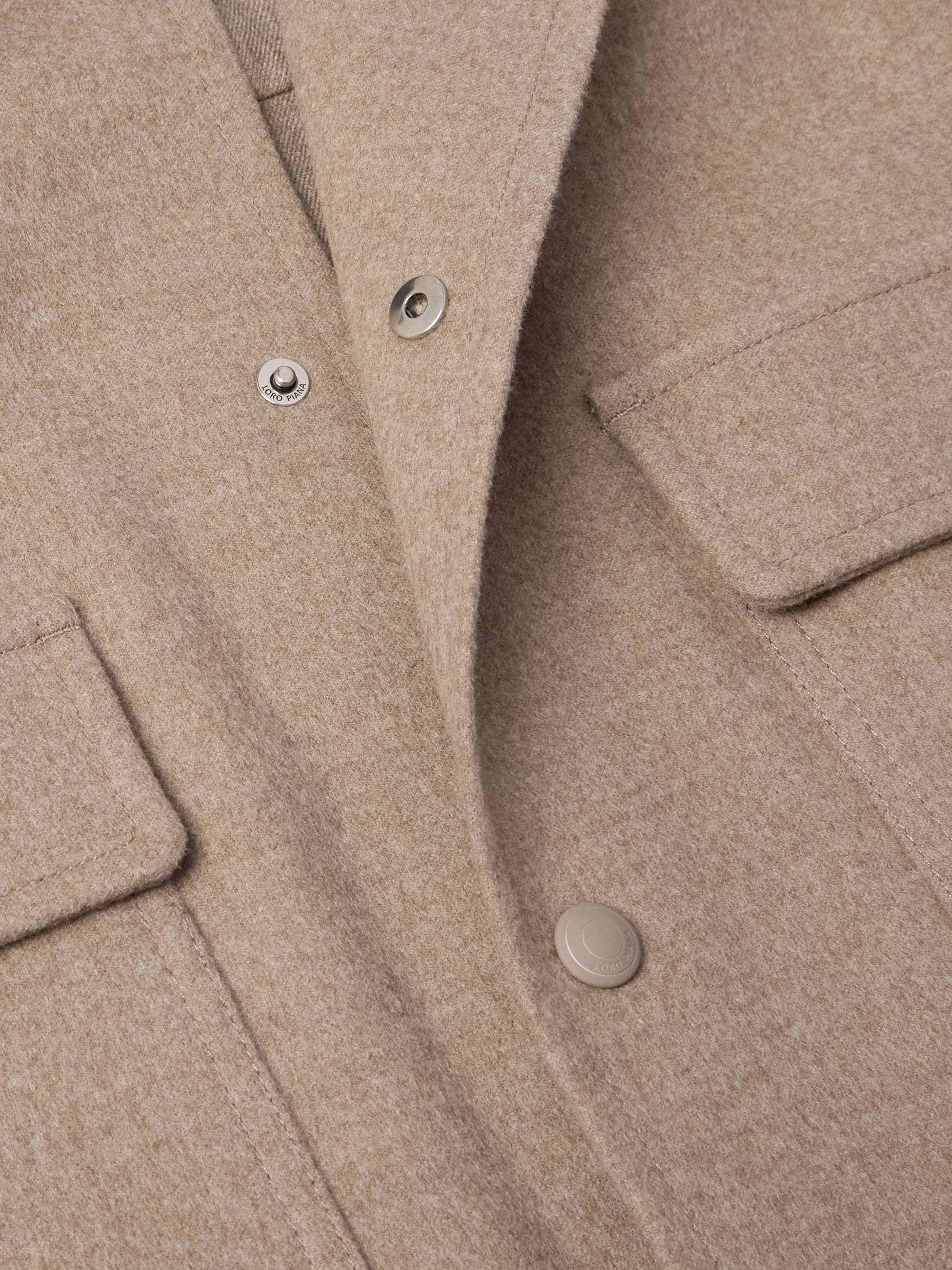 Darcy PECORA NERA® Wool-Felt Overshirt view