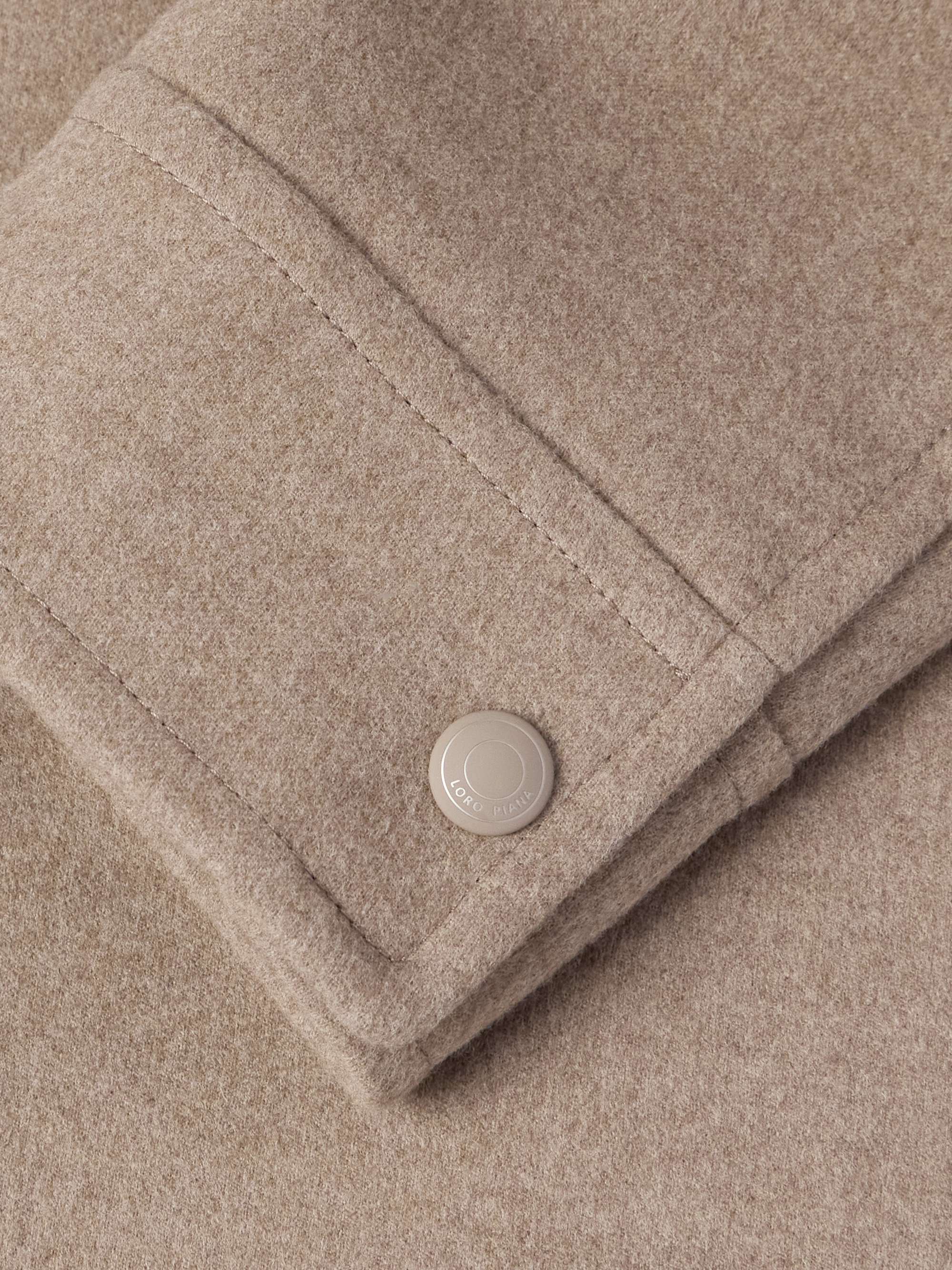 Darcy PECORA NERA® Wool-Felt Overshirt view