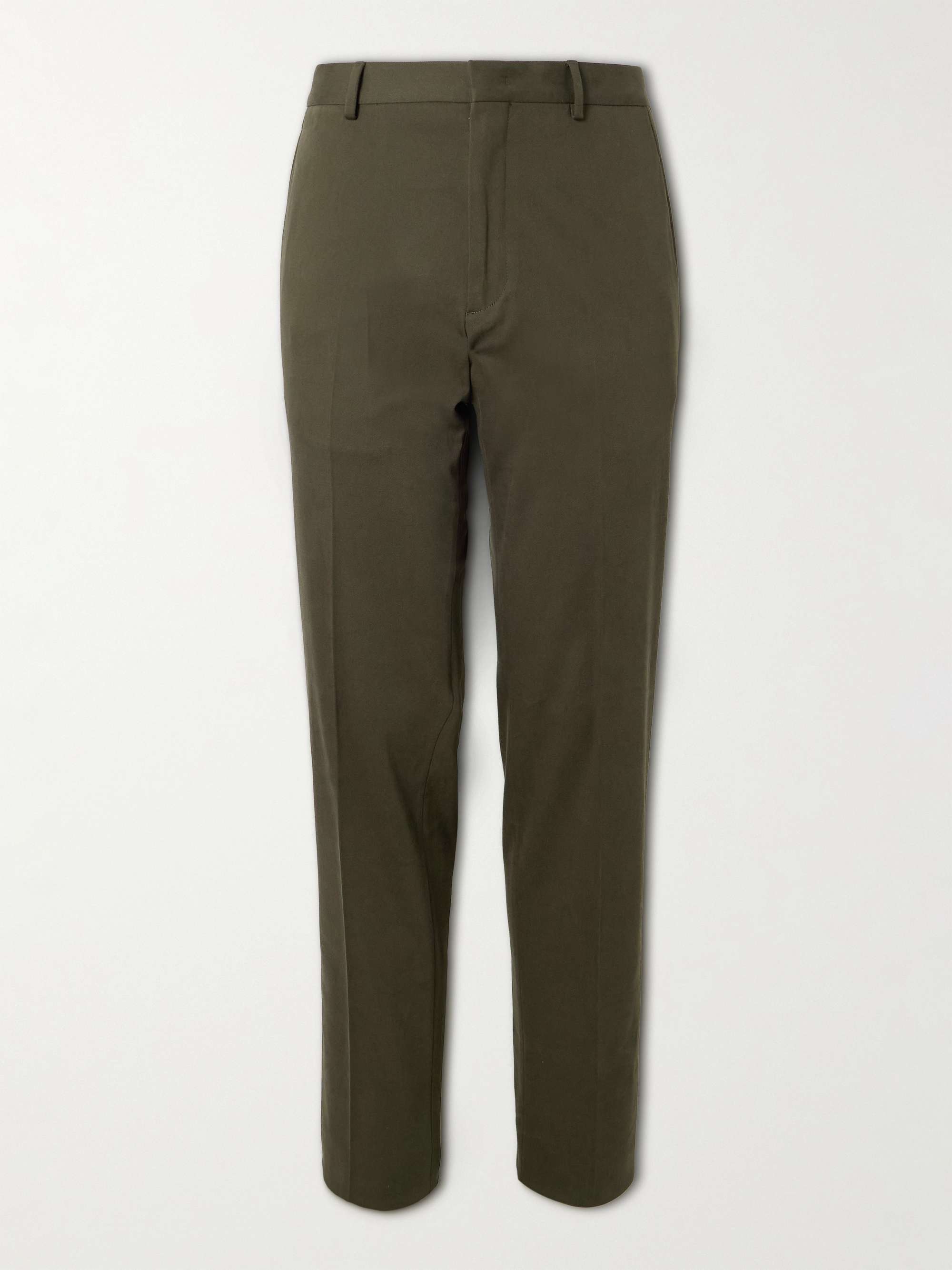 Jarno Austin Straight-Leg Stretch-Cotton Twill Trousers view