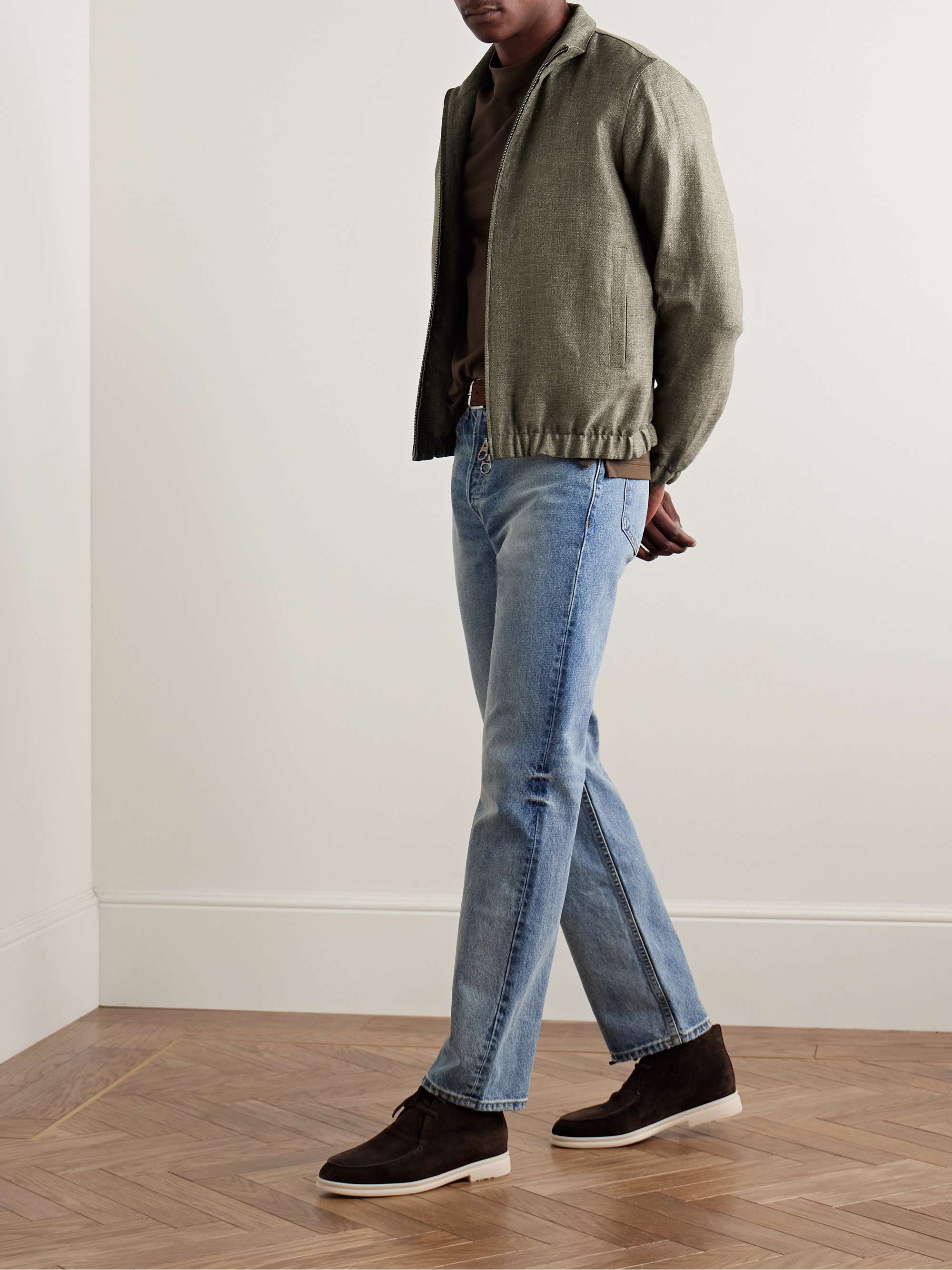Rain System® Linen Bomber Jacket view