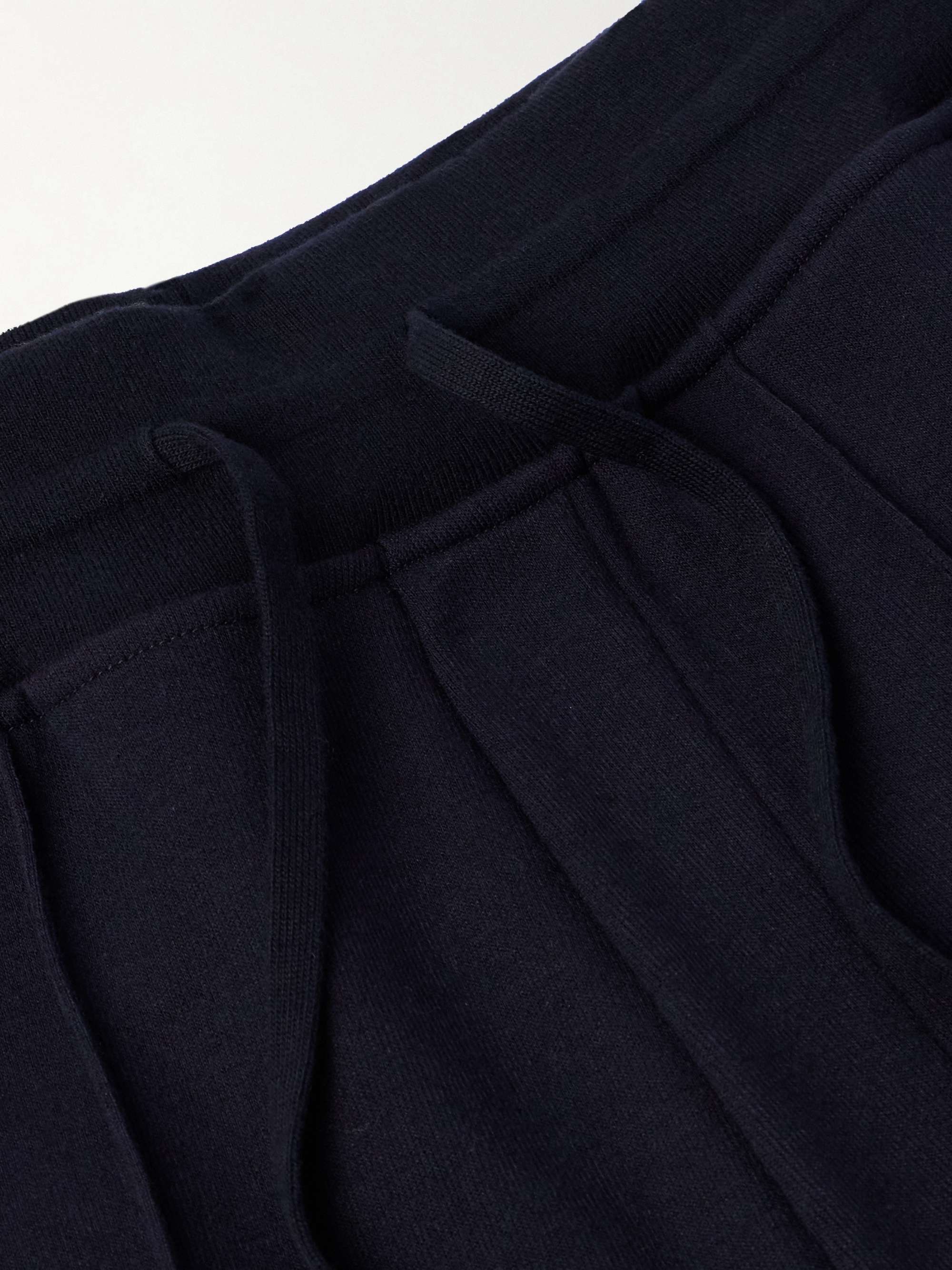 Whitney Tapered Cotton, Silk and Cashmere-Blend Jersey Sweatpants view