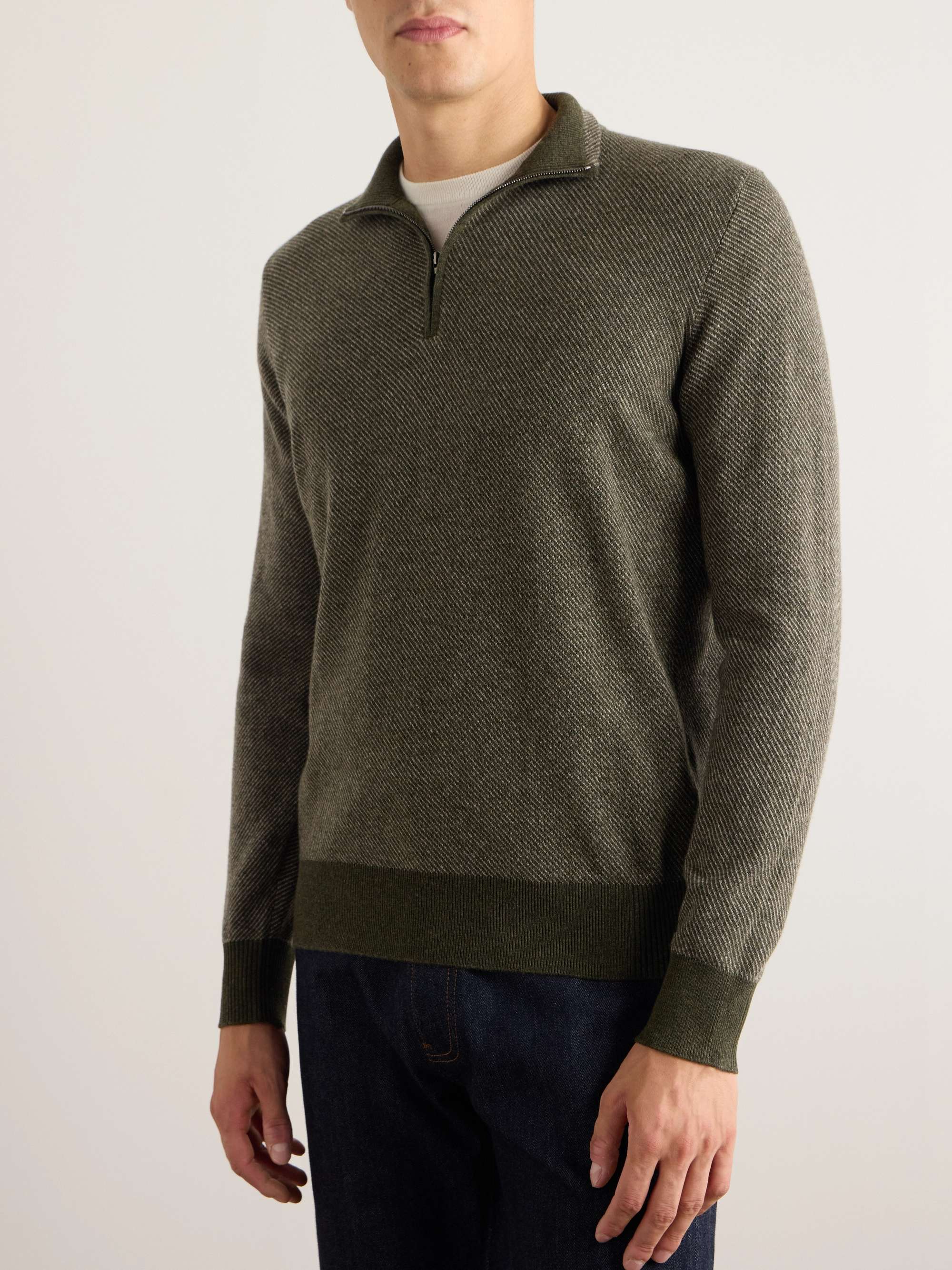 Roadster Cashmere Half-Zip Sweater view