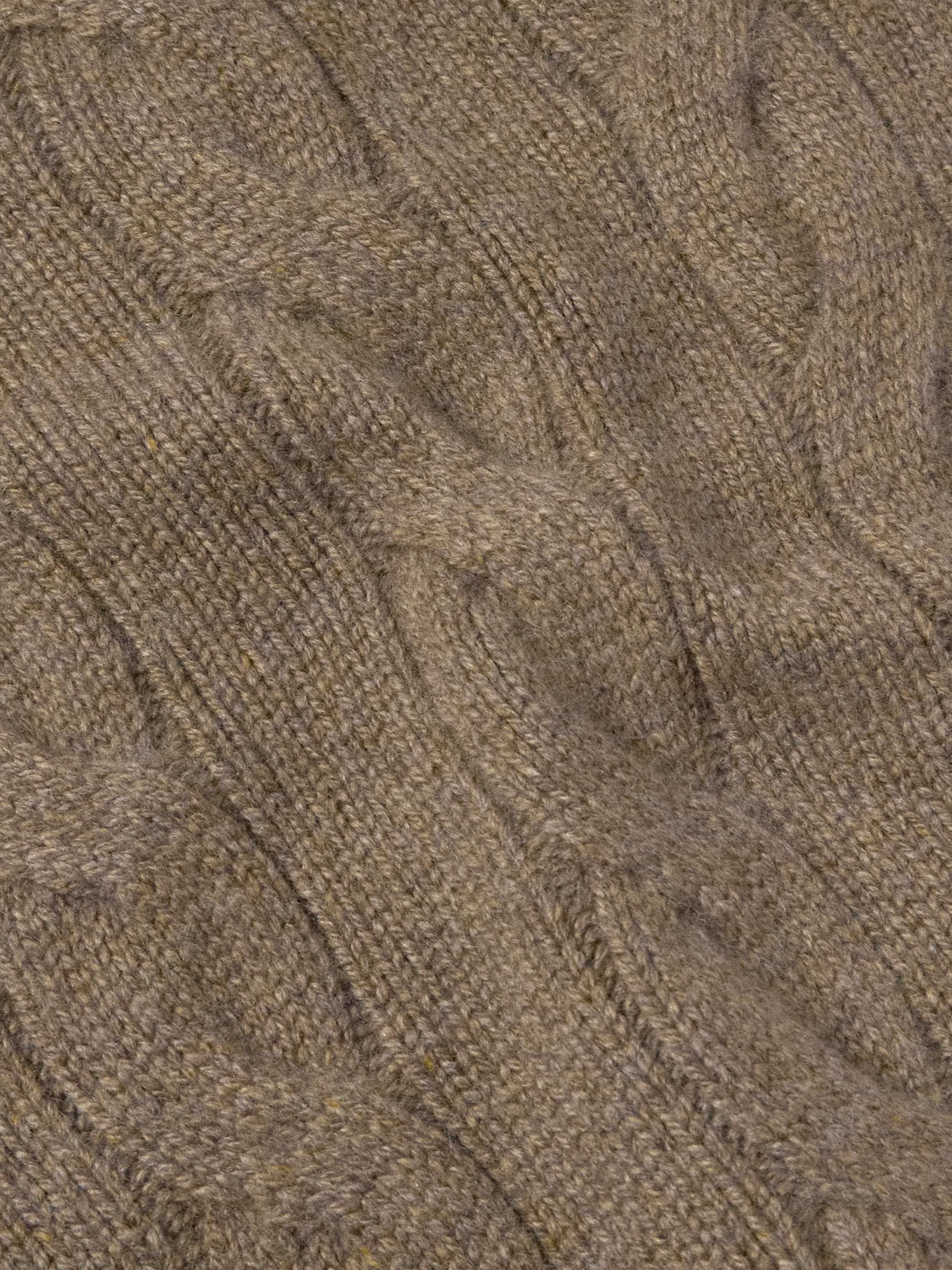 Napier Cable-Knit Cashmere Rollneck Sweater view