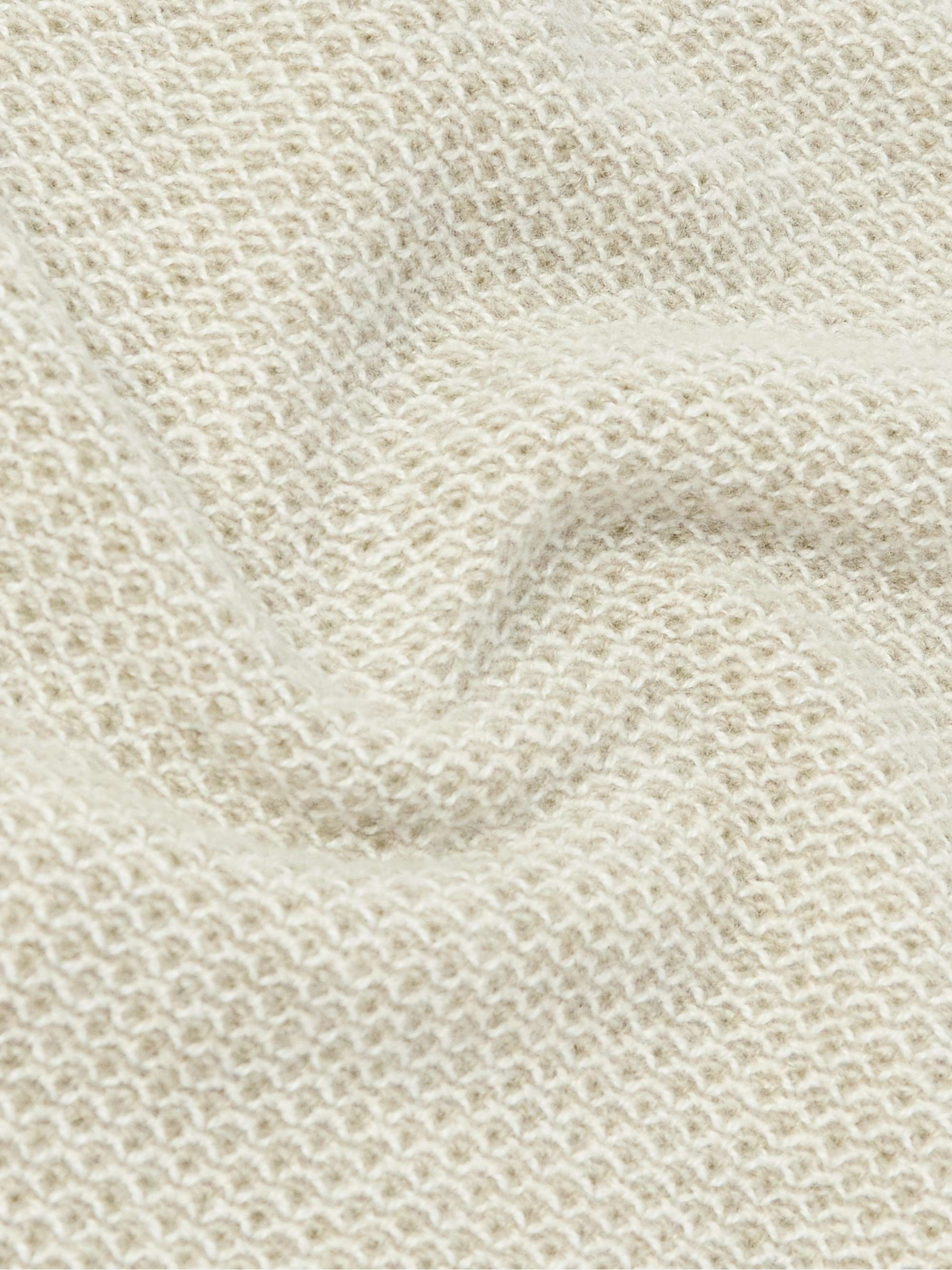 Honeycomb-Knit Cashmere Sweater view