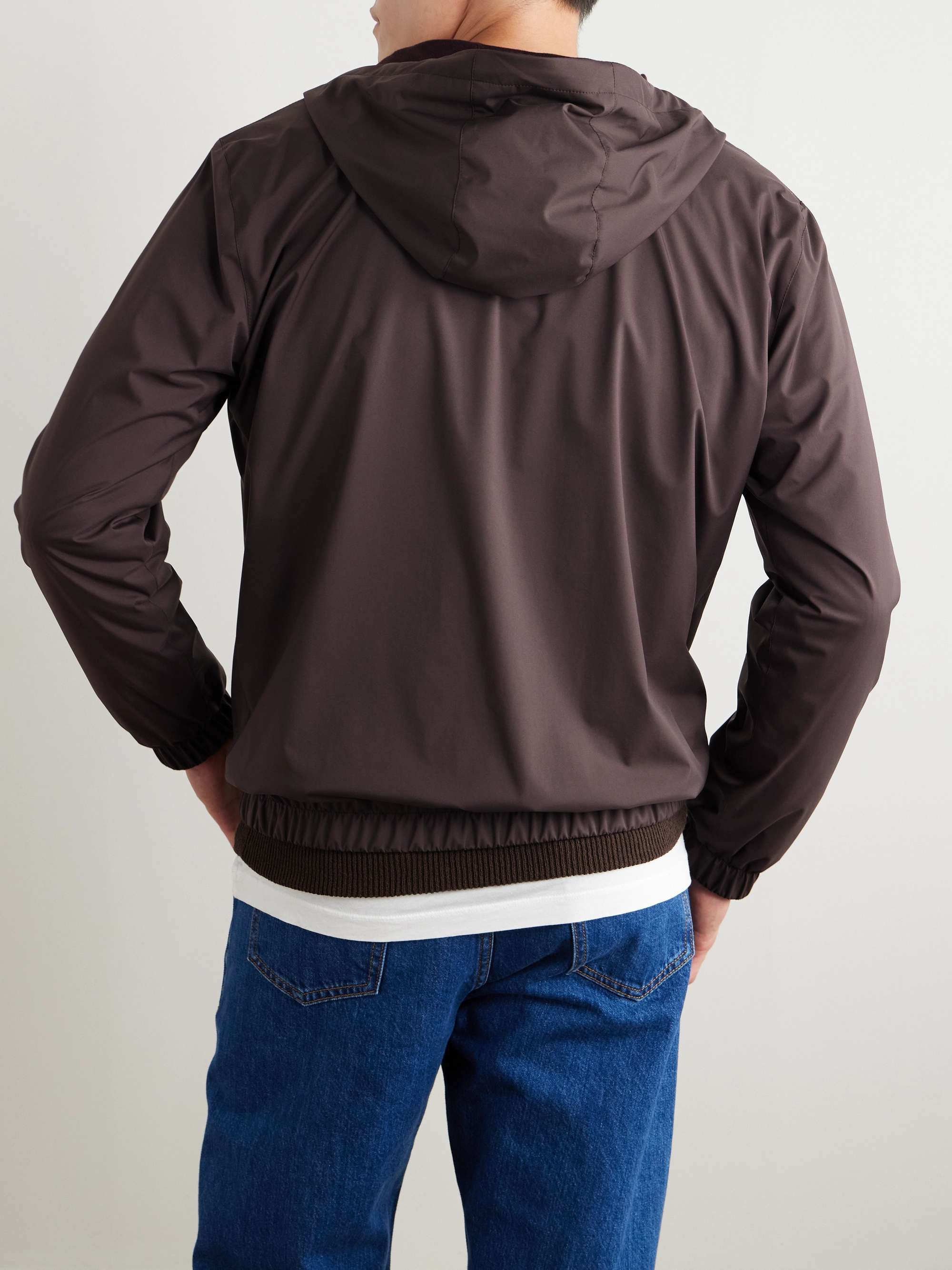 Reversible Storm System® and Cashmere Zip-Up Hooded Jacket view