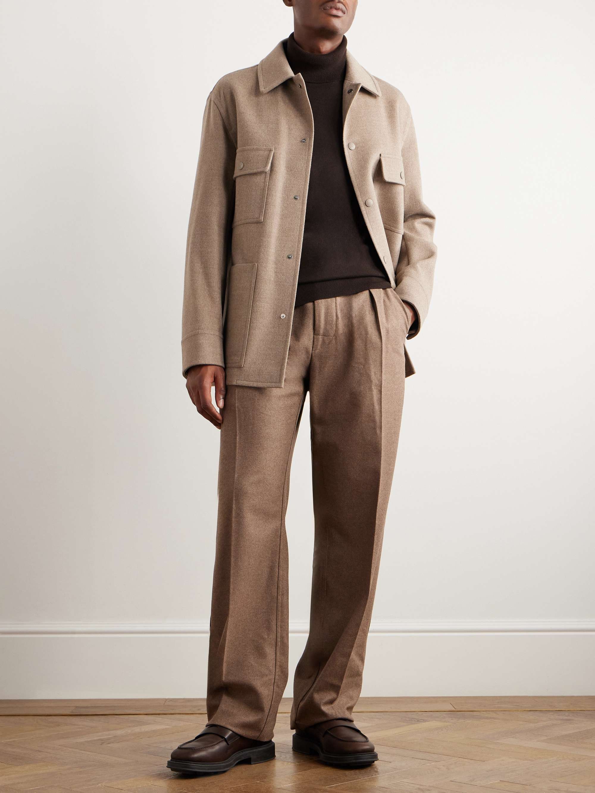Slim-Fit Cashmere Rollneck Sweater view