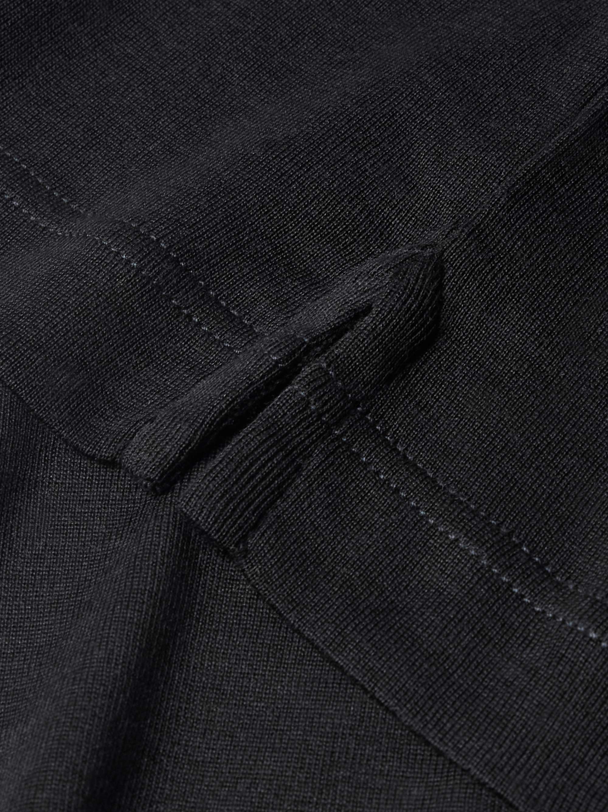 Valpiana Silk and Cotton-Blend Polo Shirt view