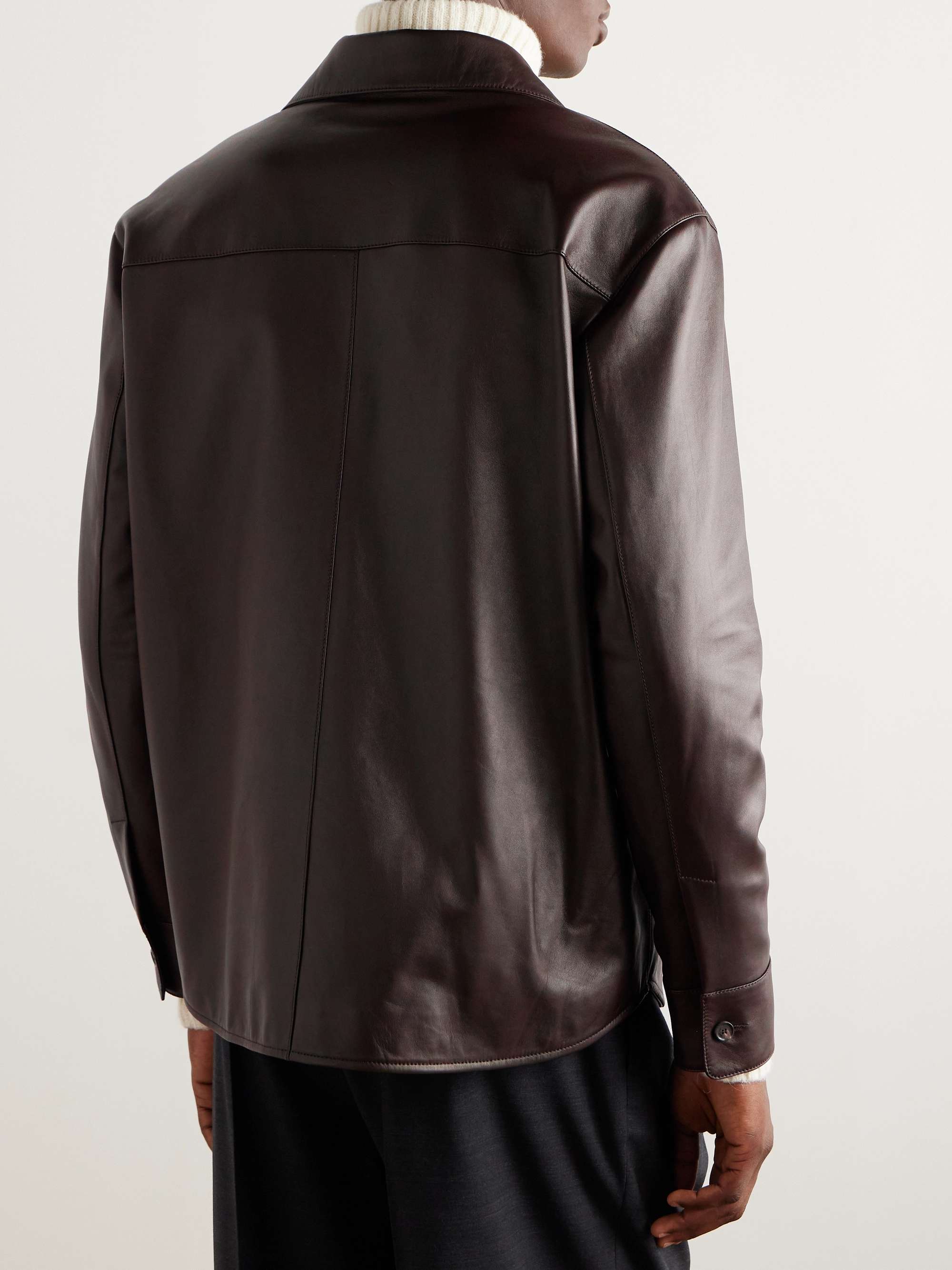 Bruno Leather Overshirt view