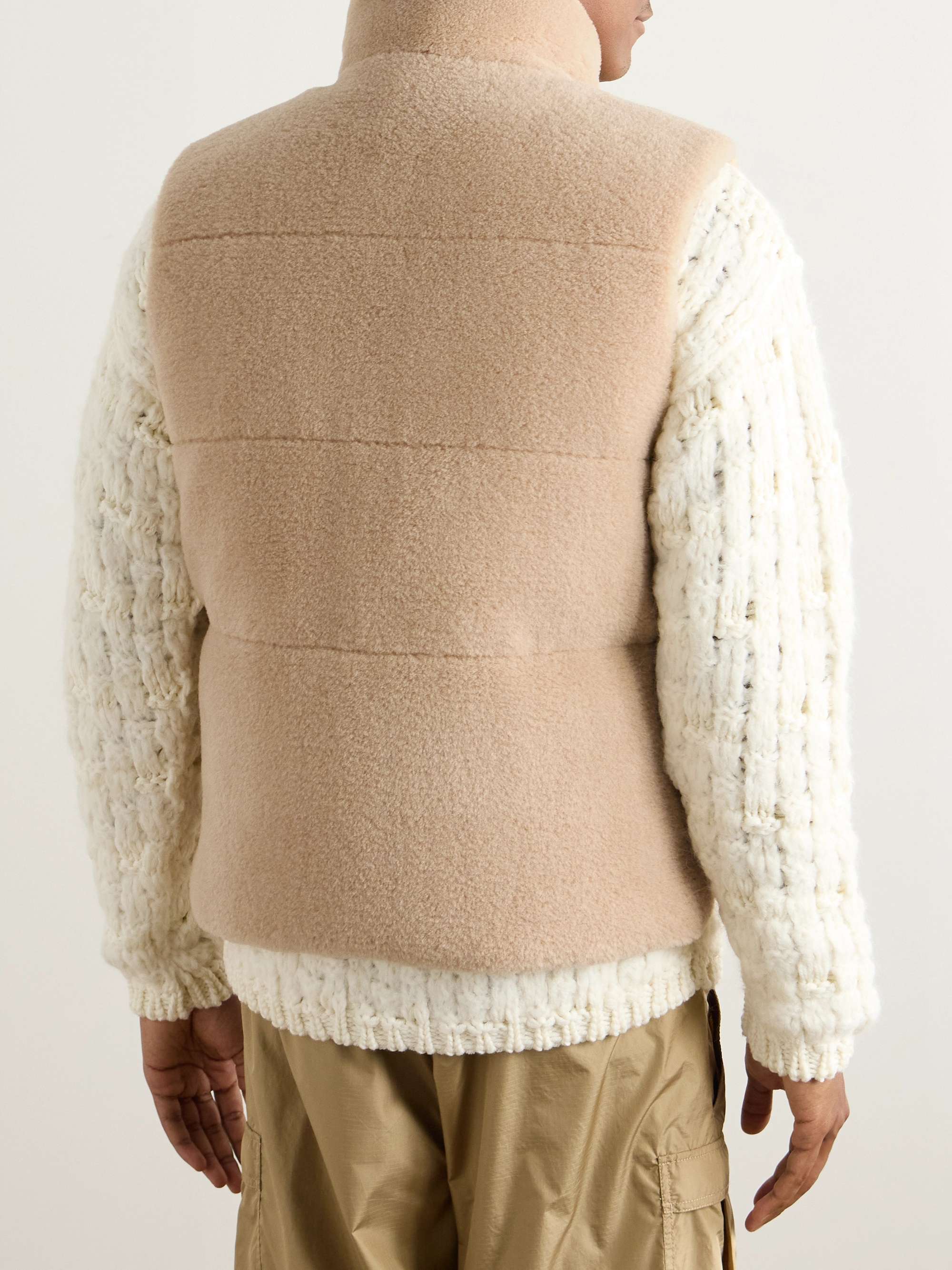 Colbricon Reversible Quilting Fleece and Shell Down Vest view