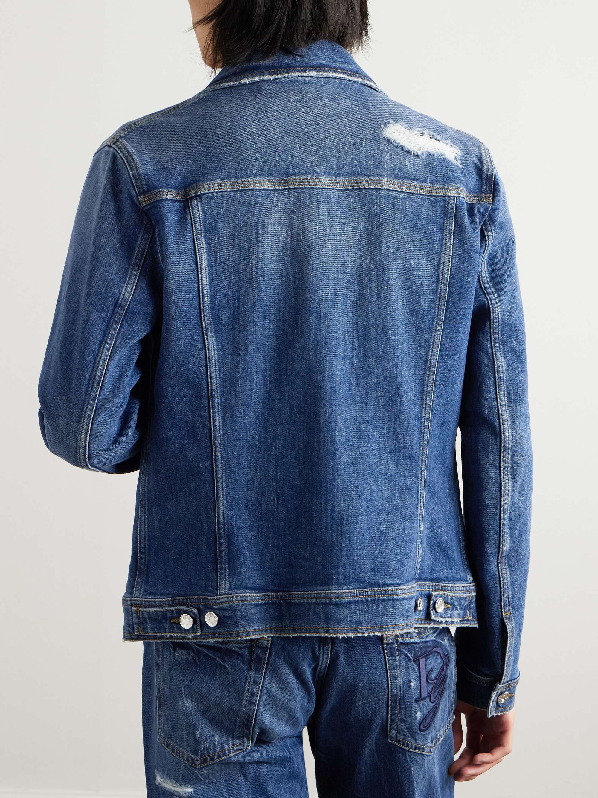 Slim-Fit Denim Jacket view
