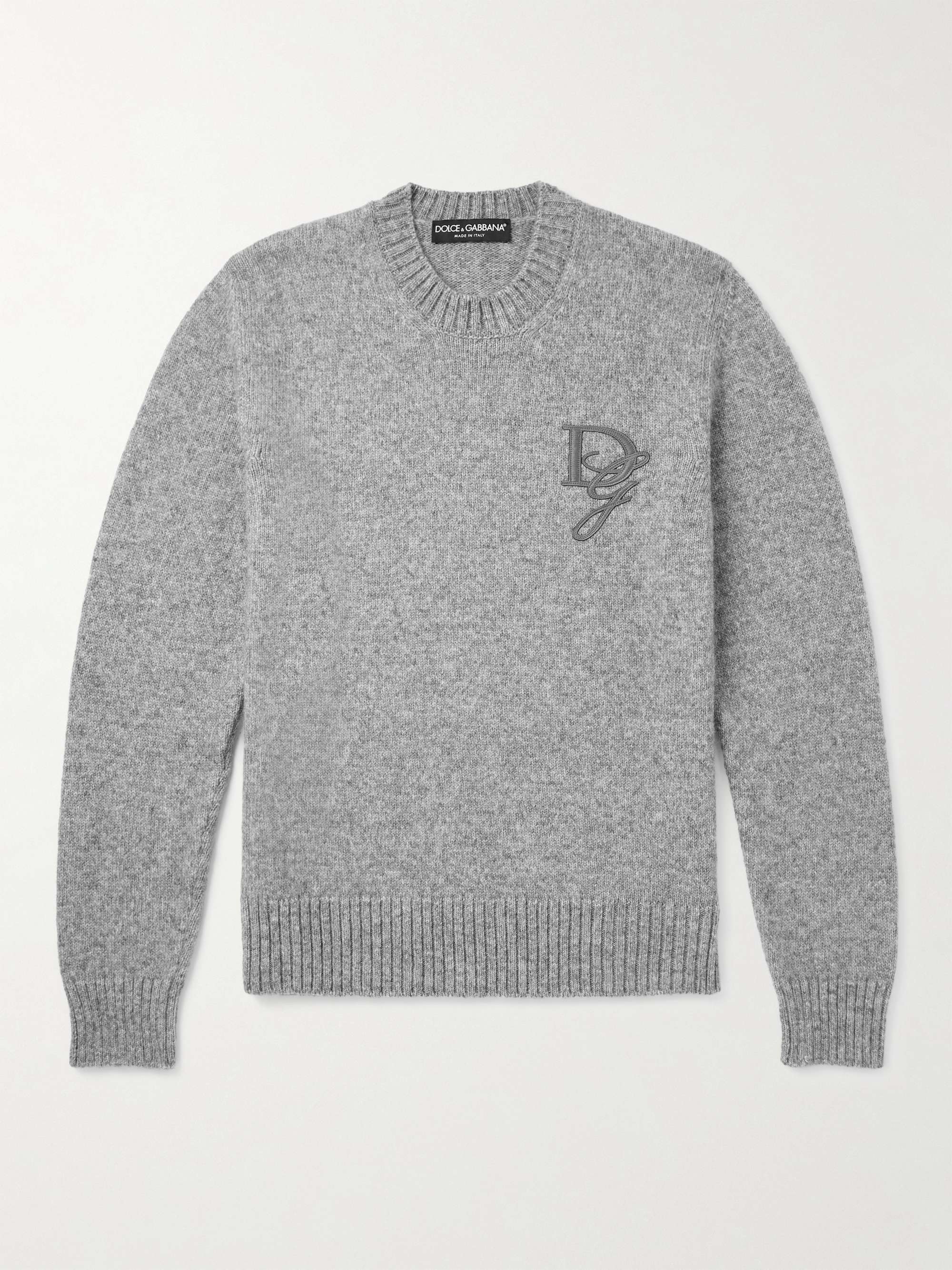 Logo-Appliquéd Knitted Sweater view
