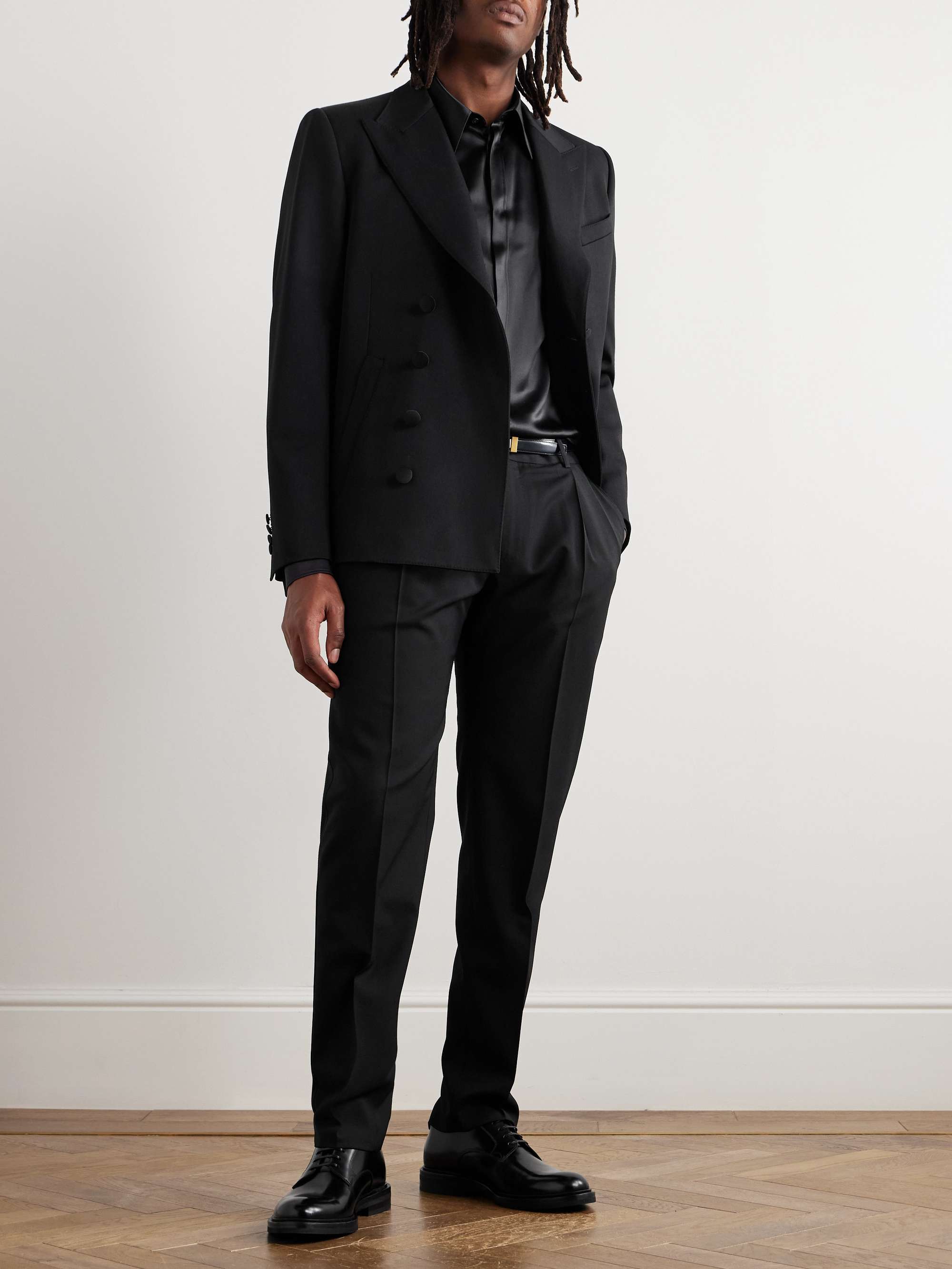 Martini Silk-Satin Shirt view