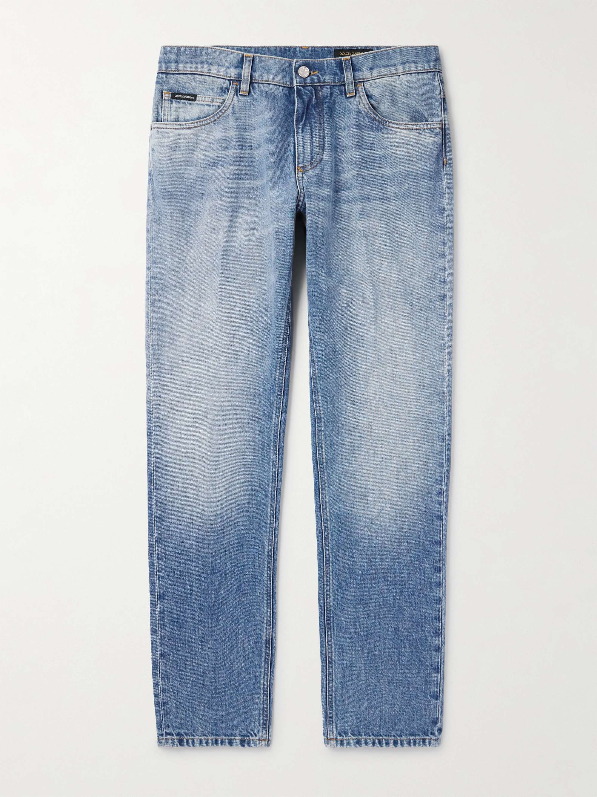 Logo-Appliquéd Slim-Fit Jeans view